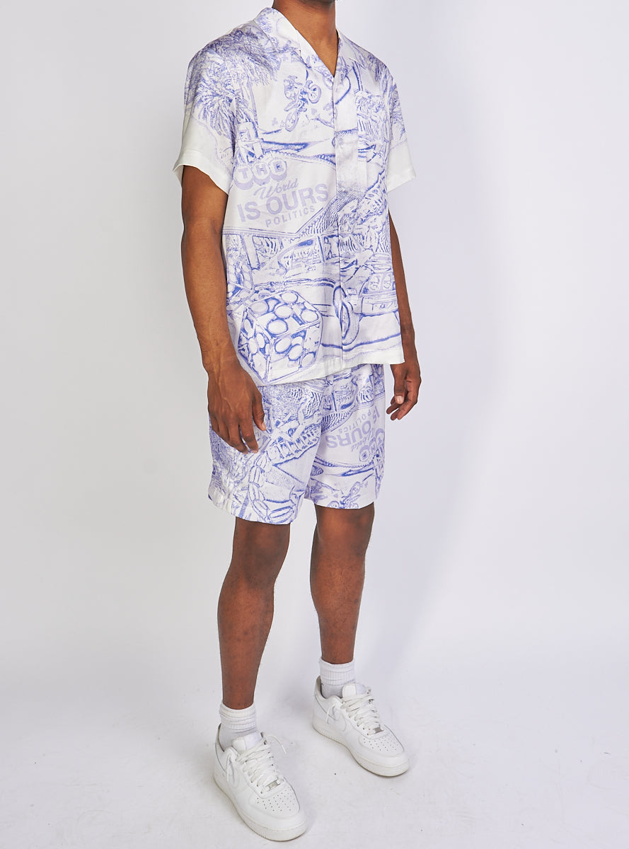 Politics Short Set - White - Martin642