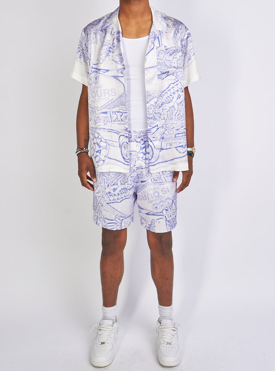 Politics Short Set - White - Martin642