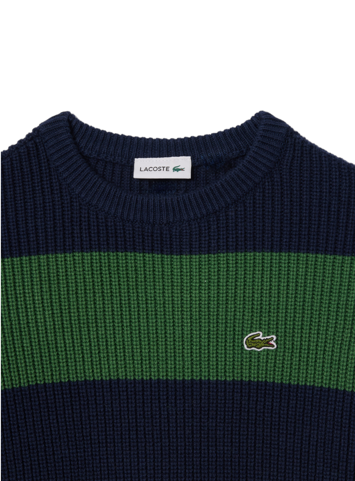 Lacoste Sweater - Kids' Contrast Sleeve Striped - NUI - AJ1229