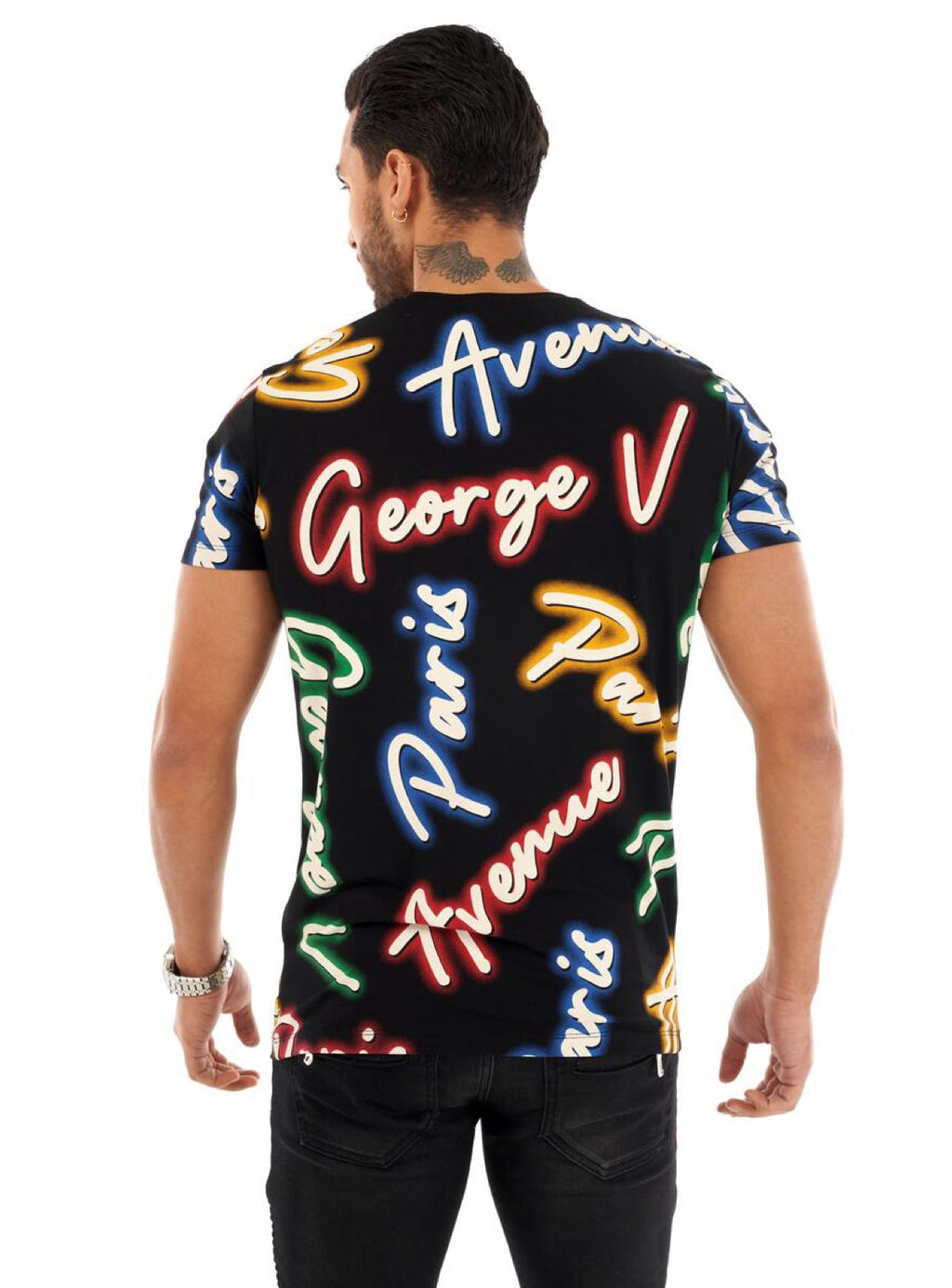 George V T-Shirt - Neon - Black - GV2360