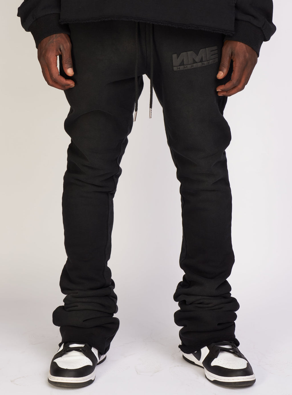 NME Sweatpants - Fading - Damien - Black Wash - 701