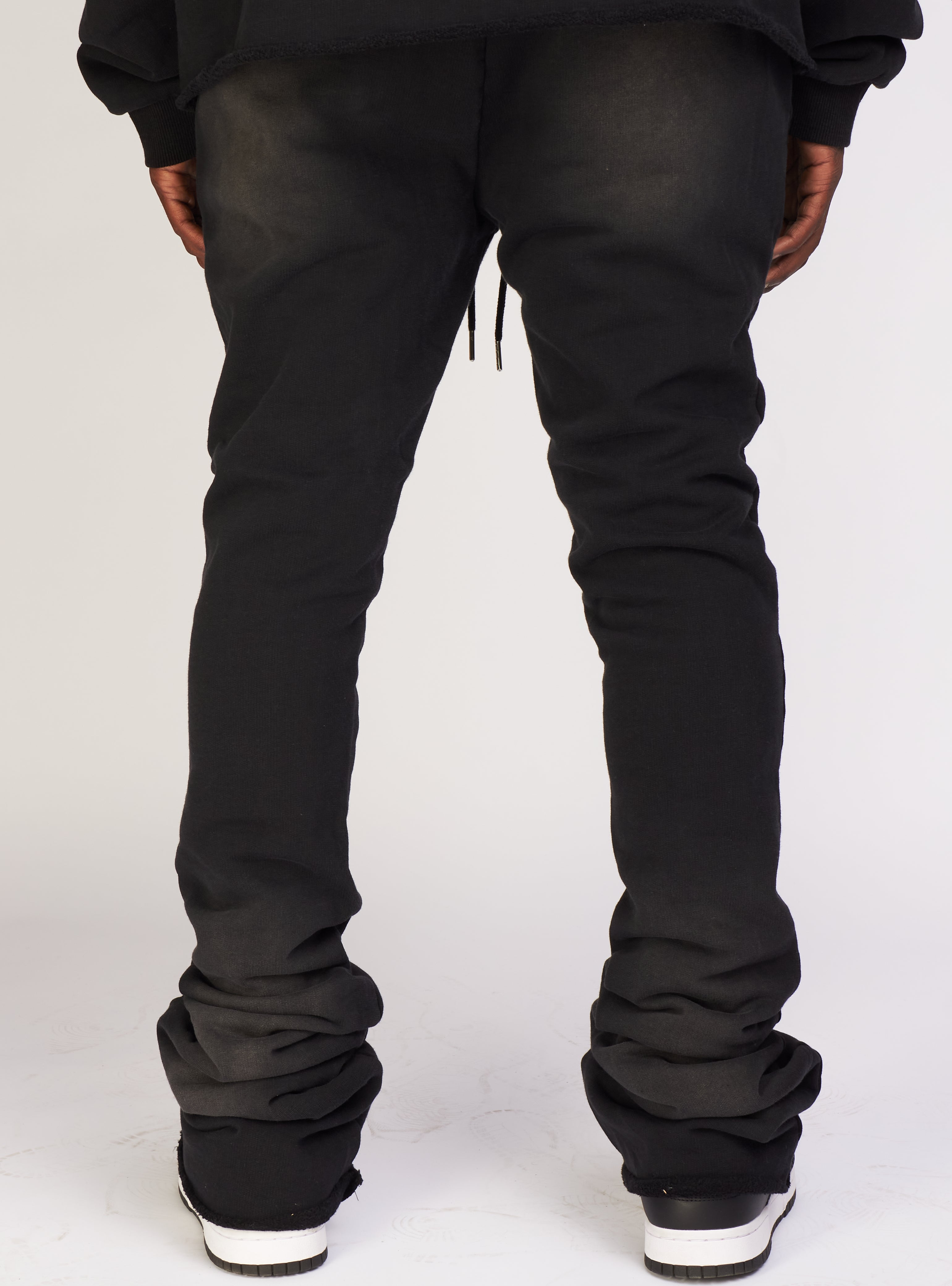 NME Sweatpants - Fading - Damien - Black Wash - 701