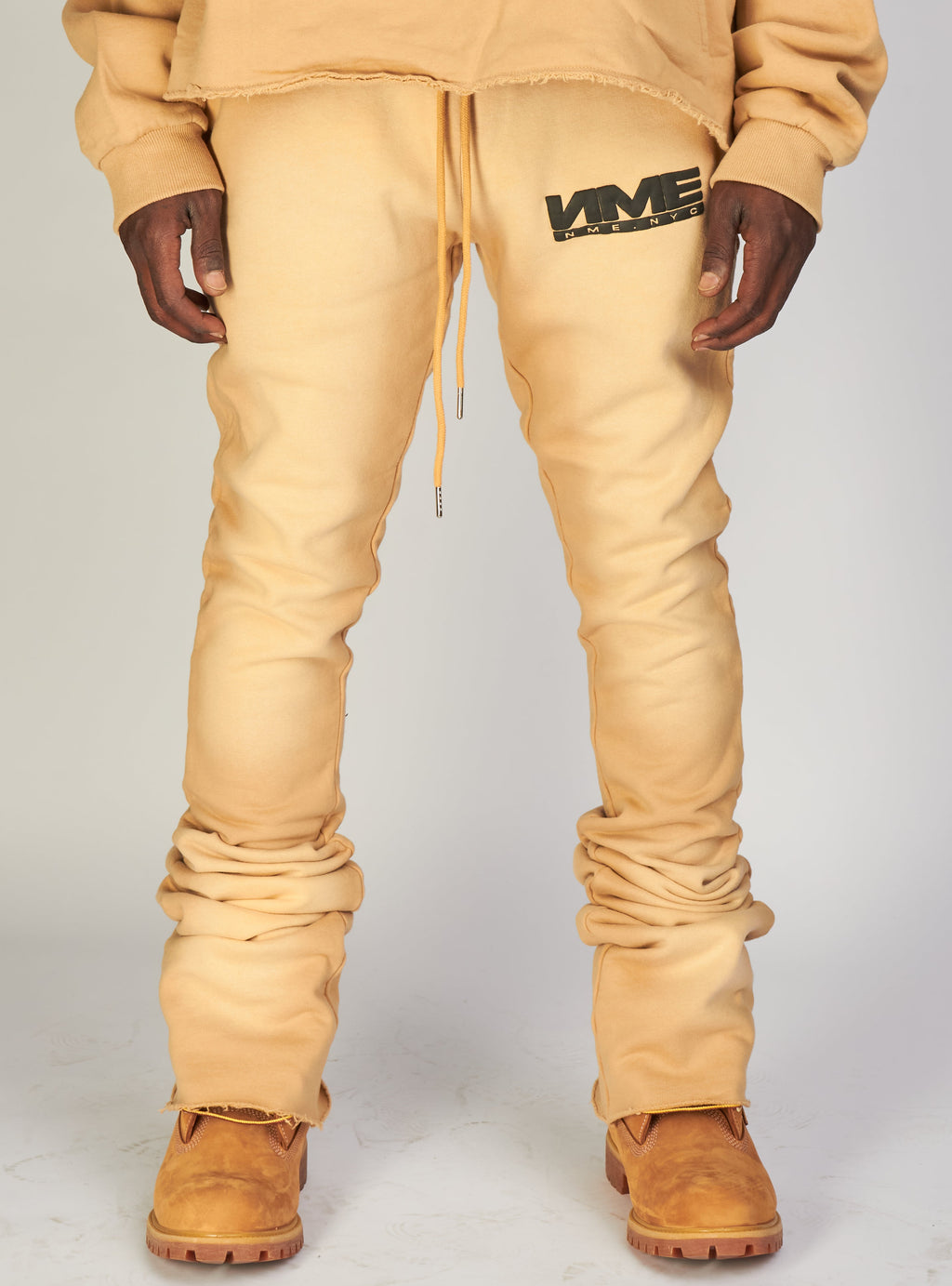 NME Sweatpants - Fading - Damien - Taupe Wash - 703