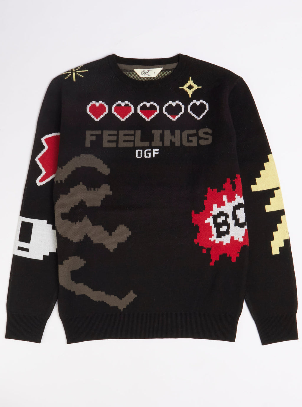 Original Fables Sweater - Feelings - Black - SW353