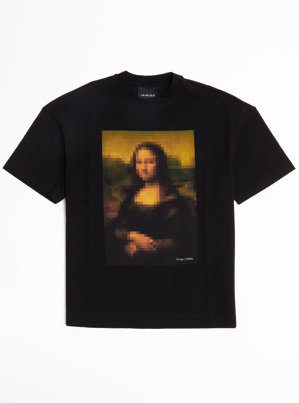 Inimigo T-Shirt - Oversized Tee - Monalisa - Dark Black - ITS9224