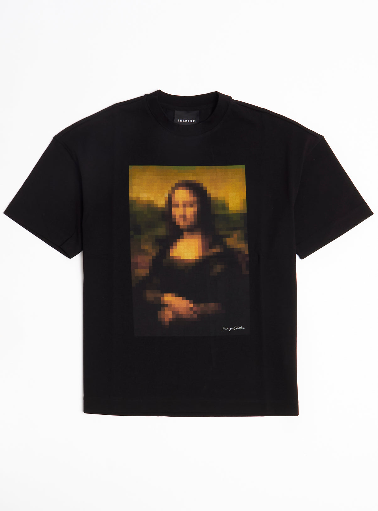 Inimigo T-Shirt - Oversized Tee - Monalisa - Dark Black - ITS9224
