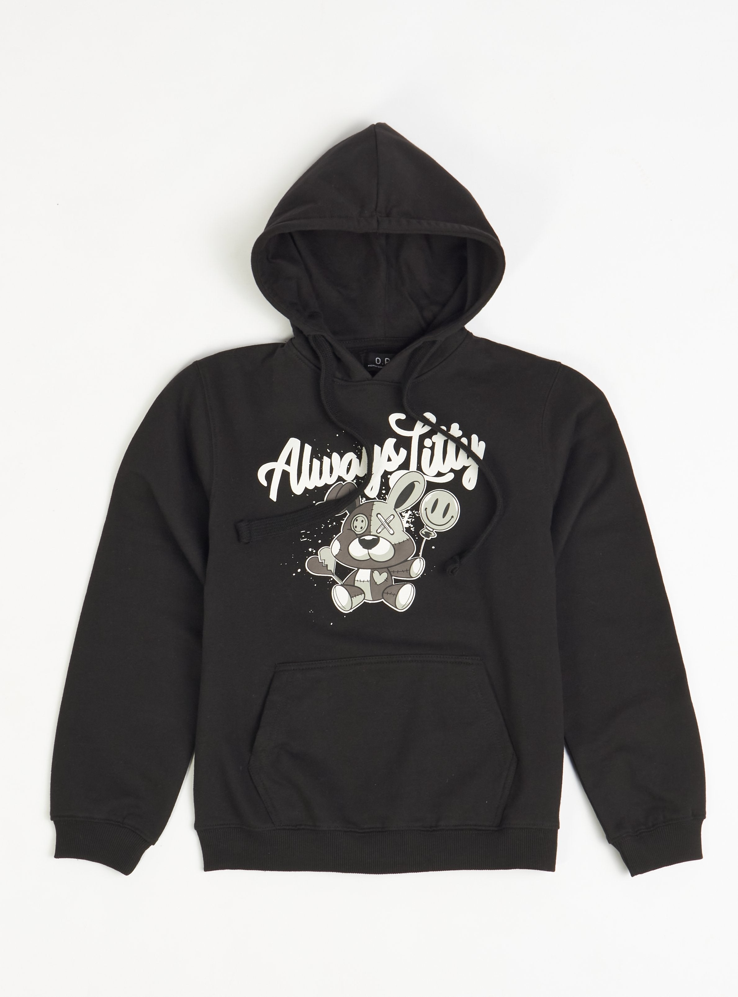 OPS Kids Hoodie - Always Litty - Black/Grey - OPS502H