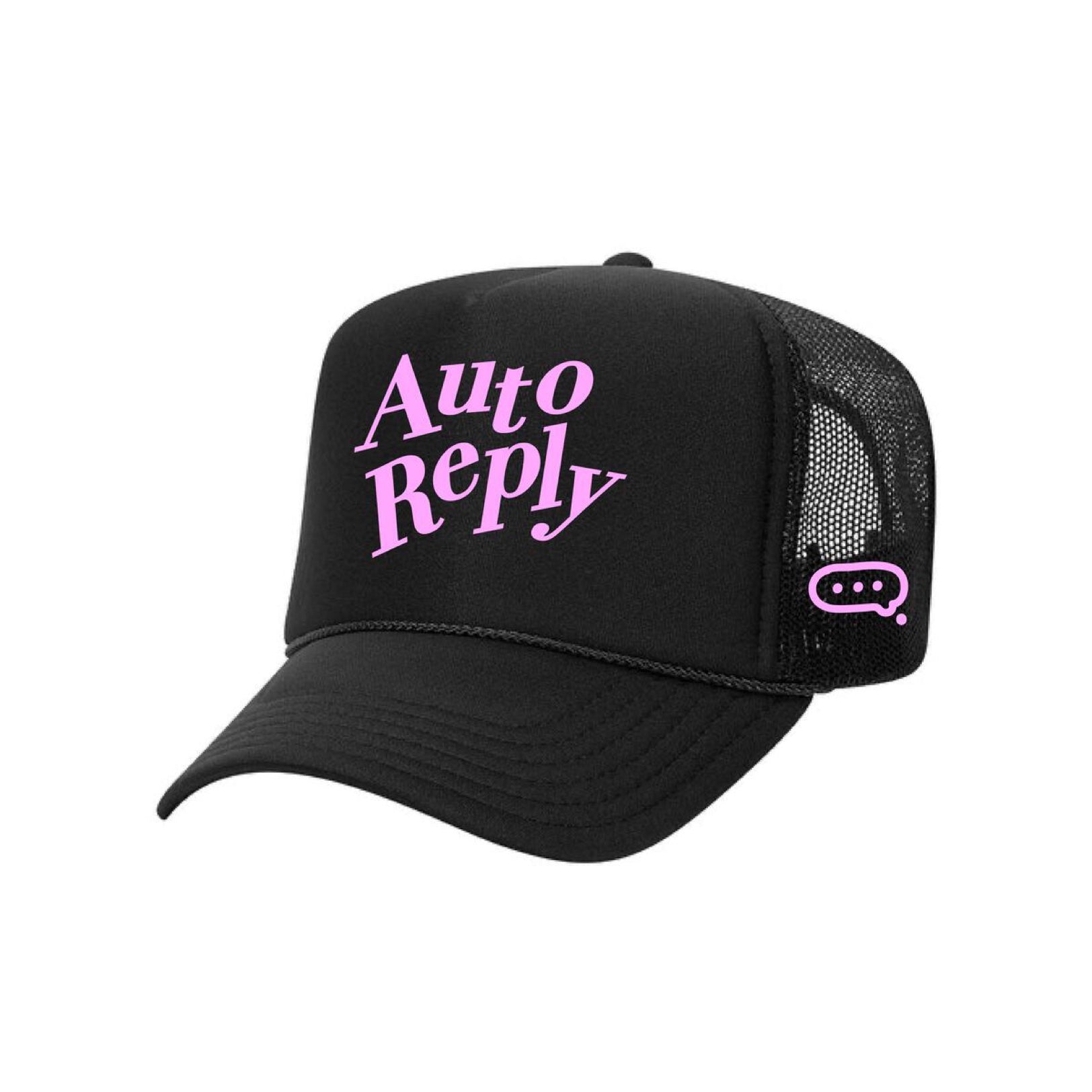 Outrank Hat - Auto Reply - Do Not Disturb Foam Trucker - Black - AR008