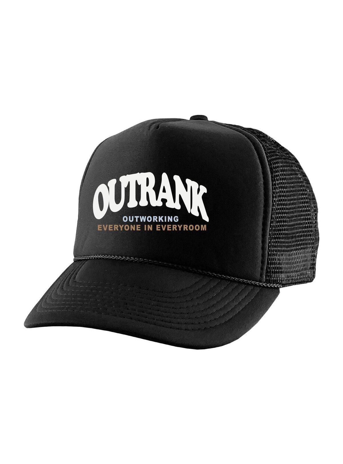 Outrank T-Shirt - Outworking Foam Trucker - Black - ORH533