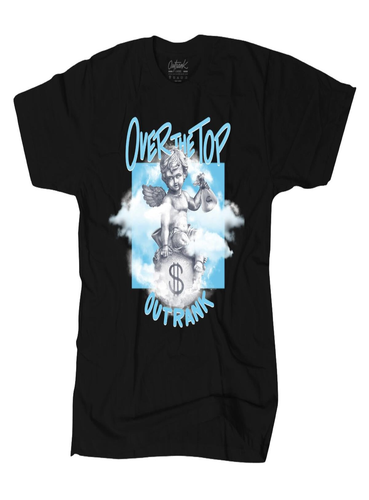 Outrank T-Shirt - Over The Top - Black - QS491