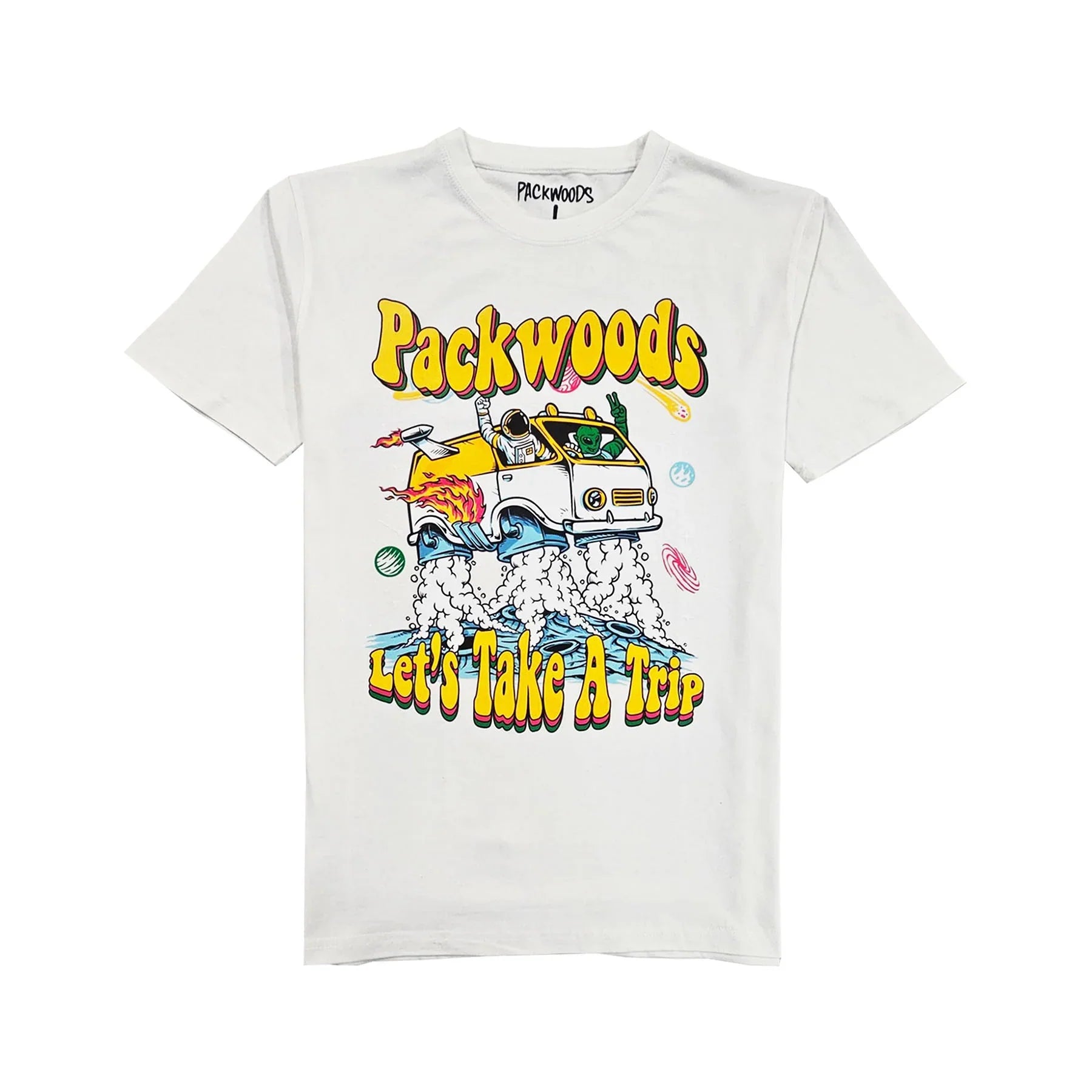 Packwood T-Shirt - Take A Trip - White