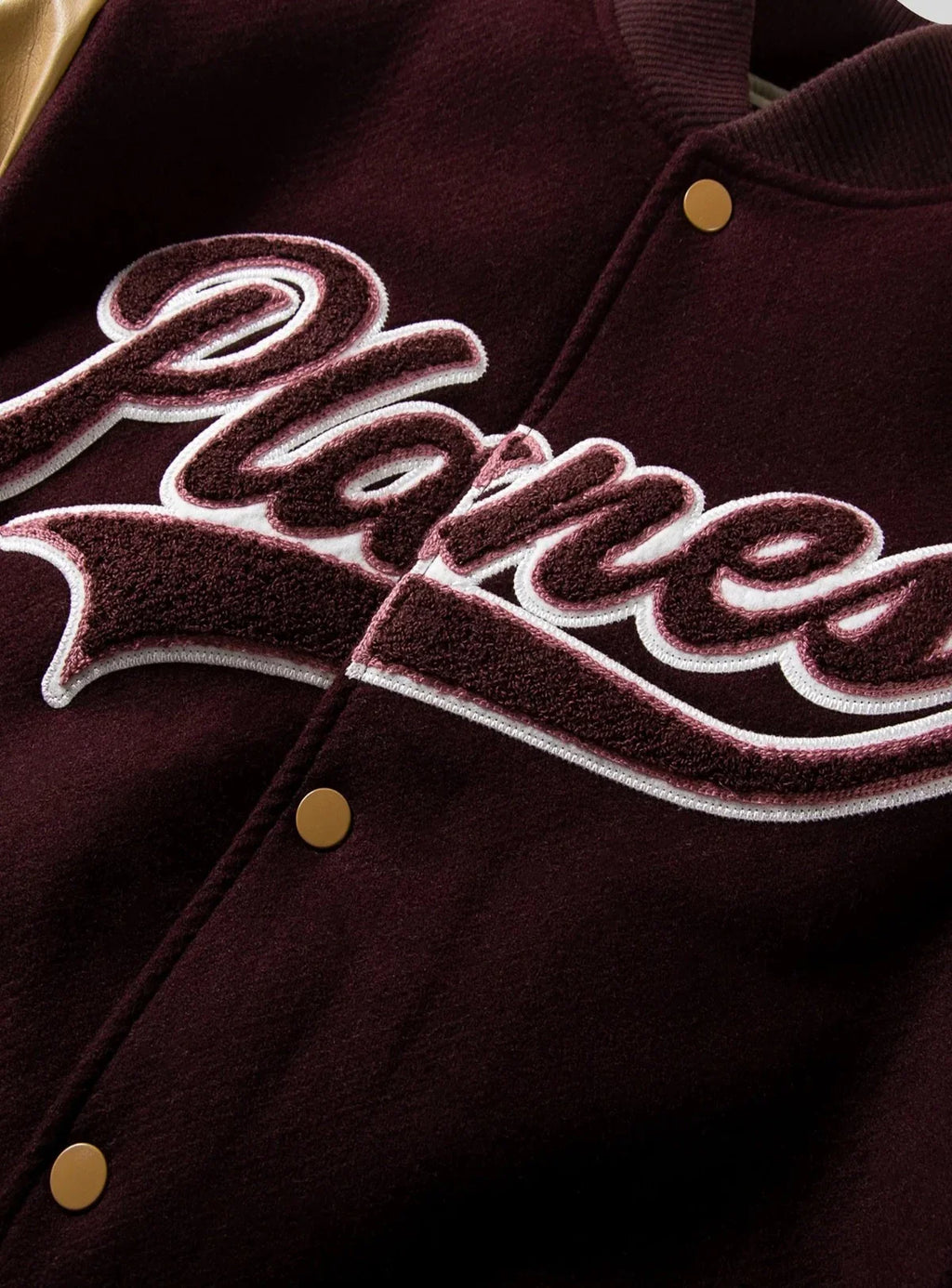 Paper Plane Jacket - Planes Varsity - Burgundy - 400018-602