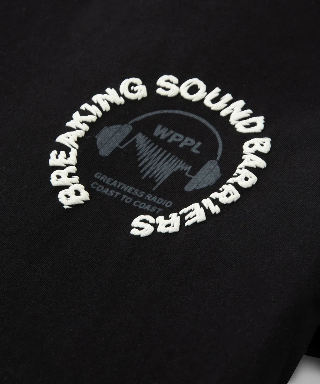 Paper Plane T-Shirt - Breaking Records - Black - 200222