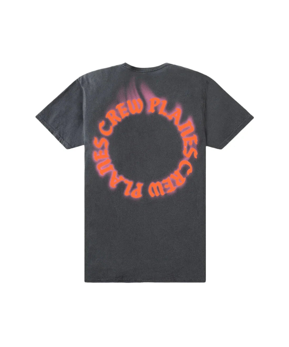 Paper Plane T-Shirt - Crew Love Supreme Tee - Washed Black - 200355