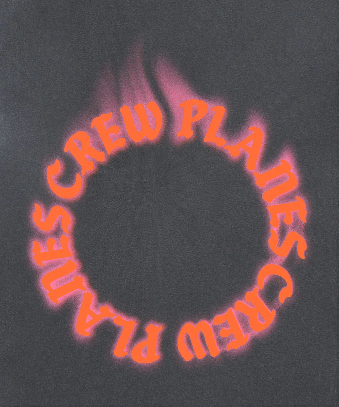 Paper Plane T-Shirt - Crew Love Supreme Tee - Washed Black - 200355