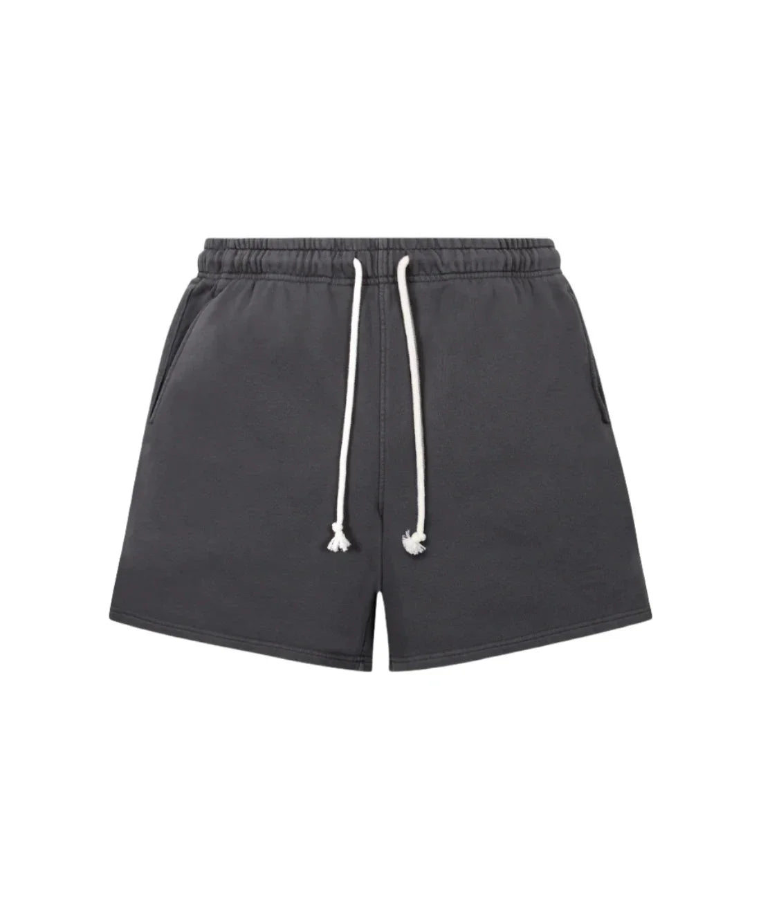 Paper Plane Shorts - Script Puff Print Short - Washed Black - 710016