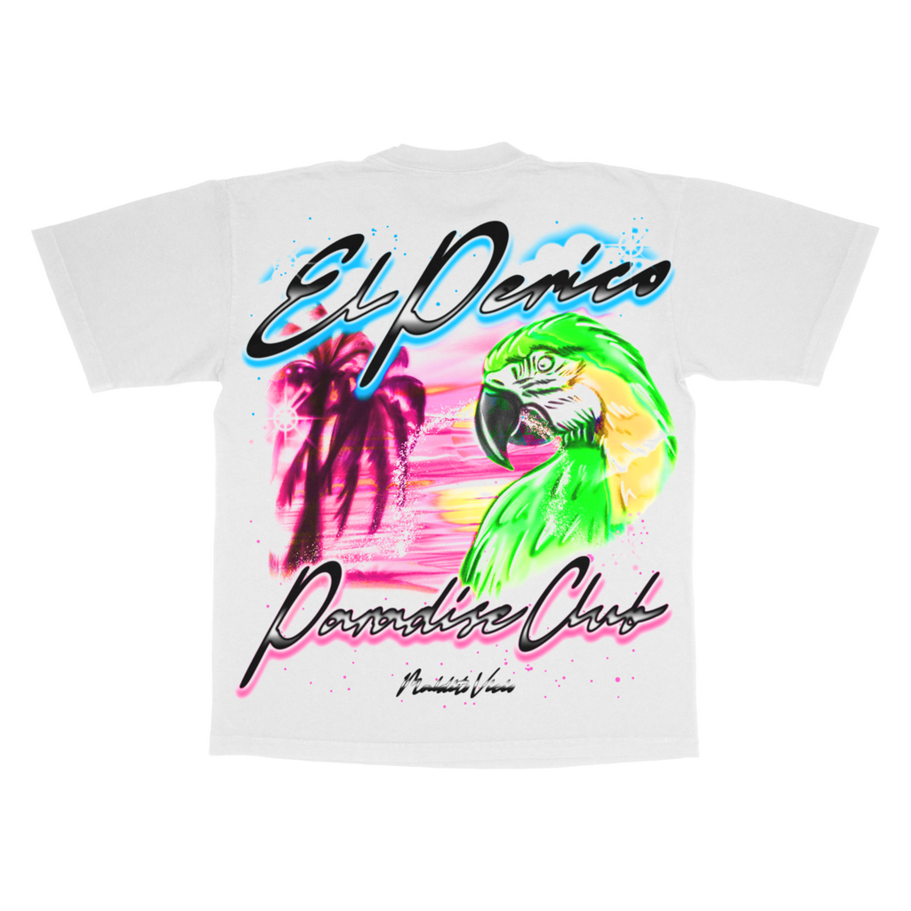 Evil Vice T-Shirt - Paradise Club - White - VICE010