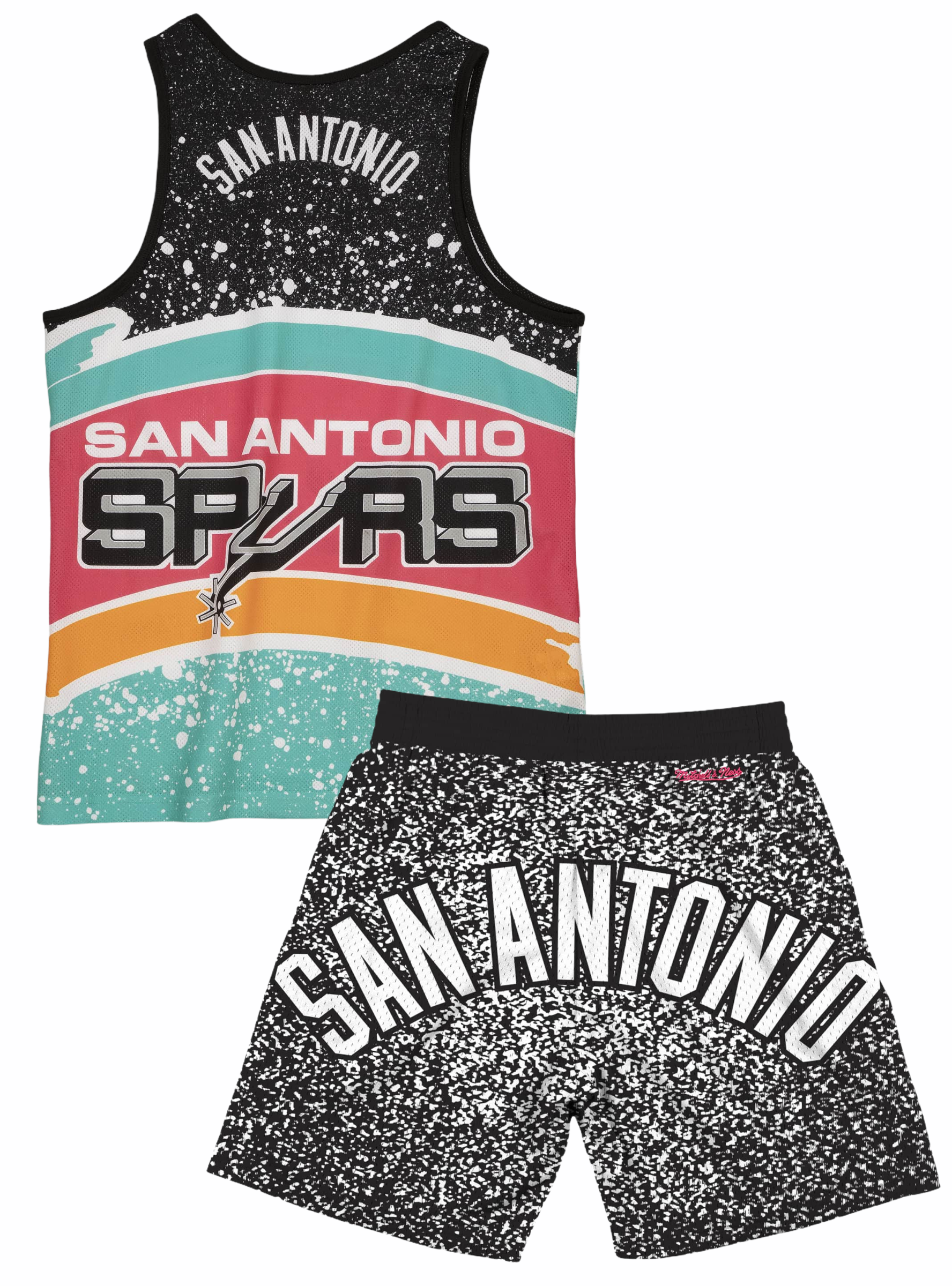 Mitchell & Ness Short Set - Jumbotron Spurs - Teal