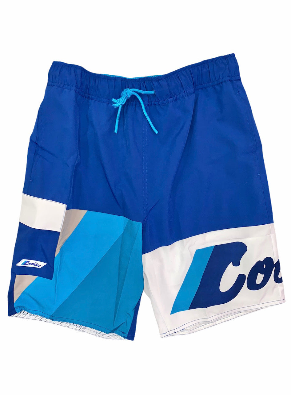 Cookies Swim Trunks - Aventador - Blue/White