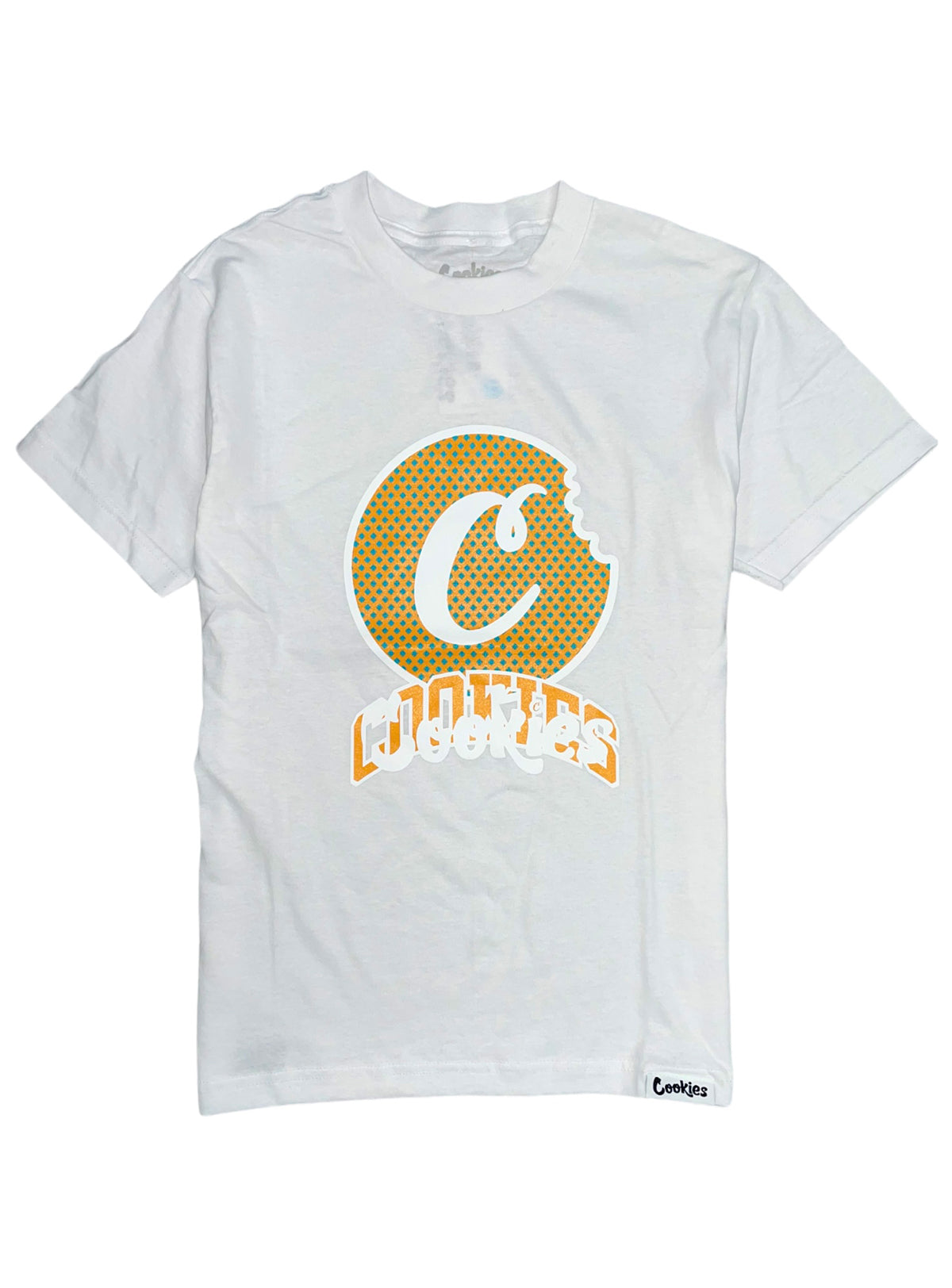 Cookies T-Shirt - Loud Pack Canvas - White And Orange - 1557T5856