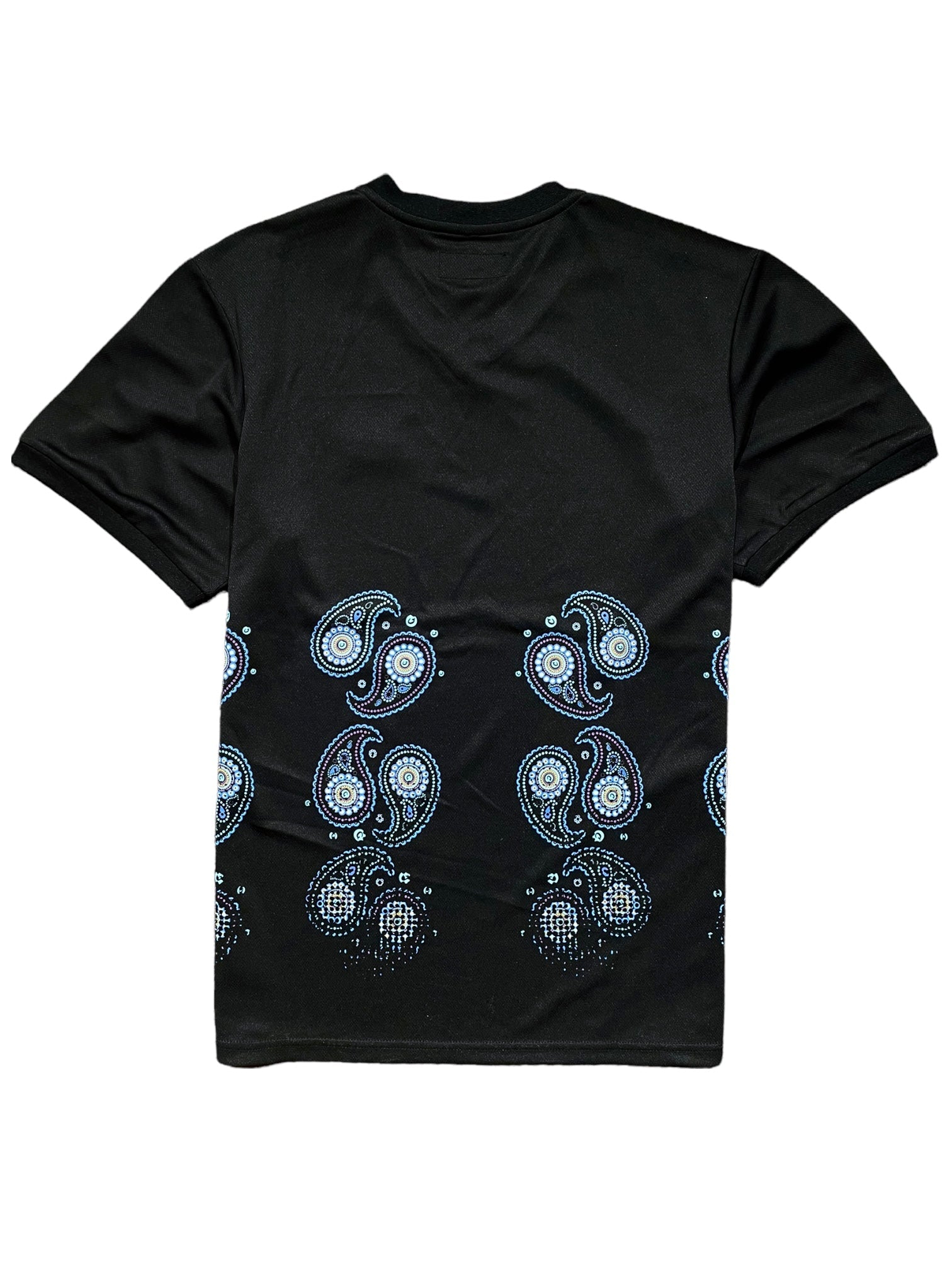 Cookies T-Shirt - Casablanca Cotton Interlock - Black And Blue - 1557K5873