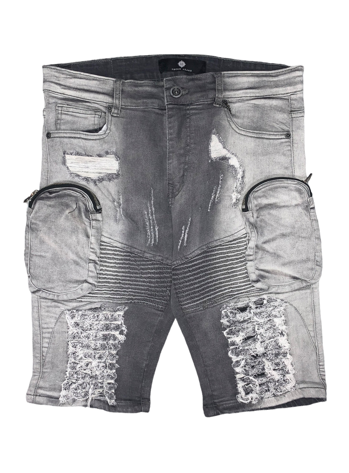 Focus Shorts - Multi Cargo Biker - Grey - 3394S