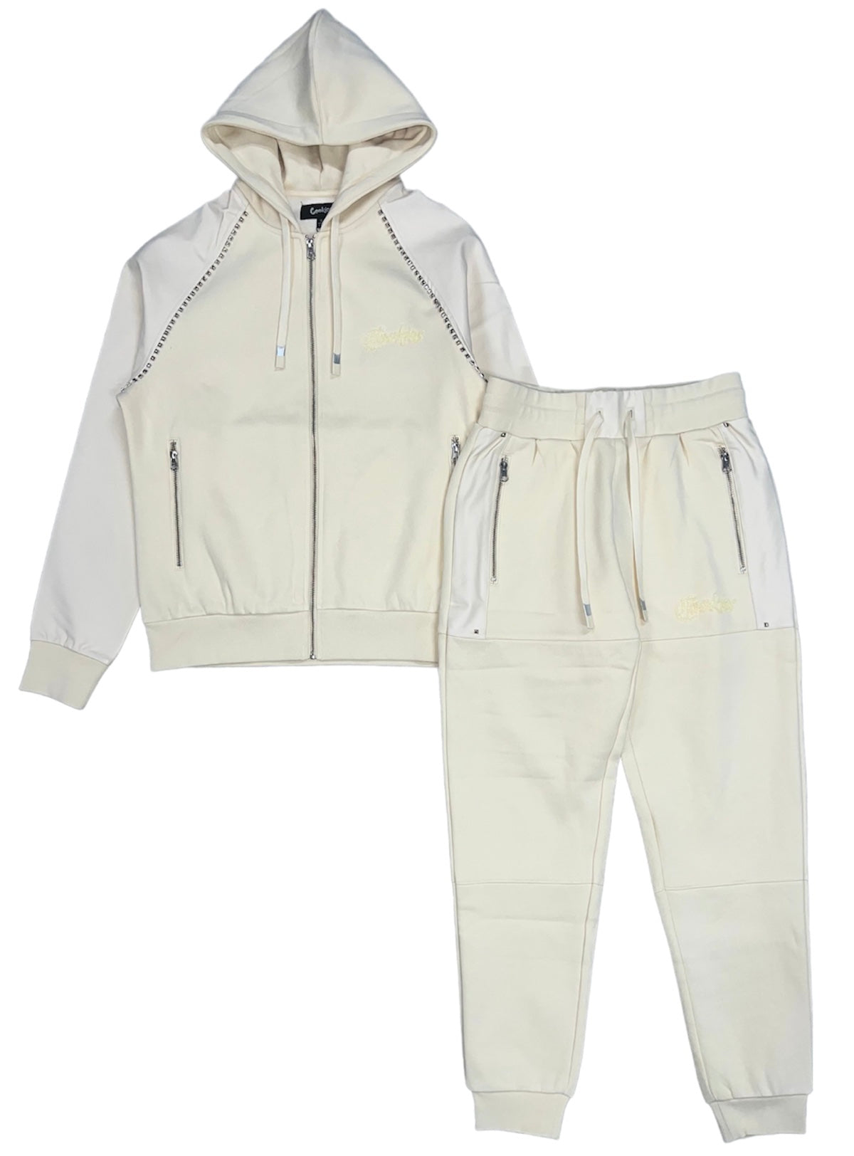 Cookies Sweatsuit - Caviar Fleece - Cream - 1561H6059