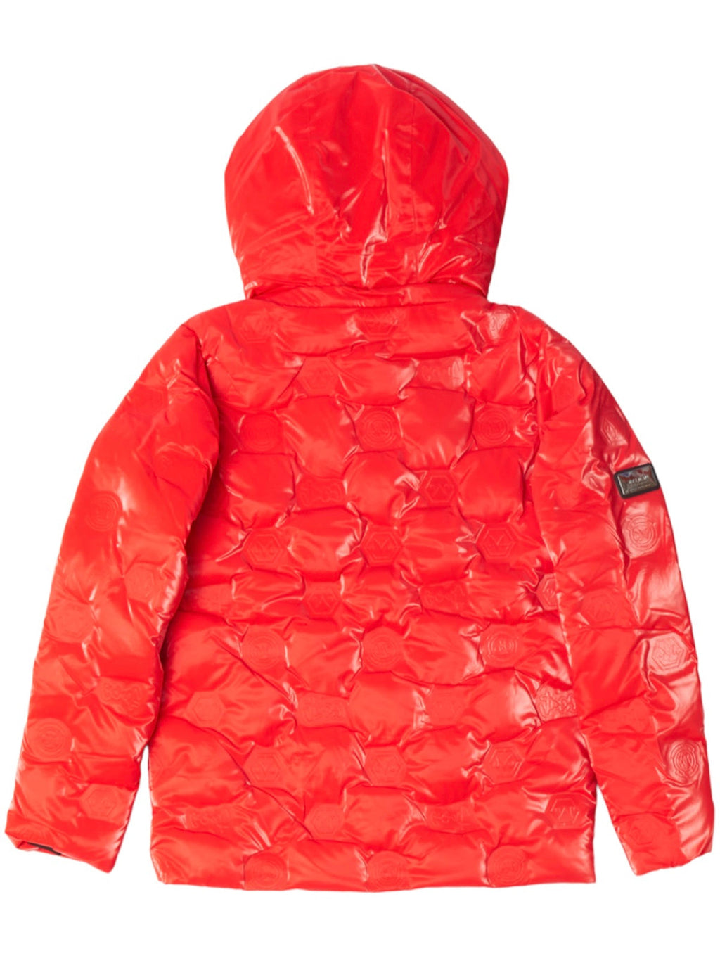 Majestik Jacket - Branded Puffer - Red - JJ2221