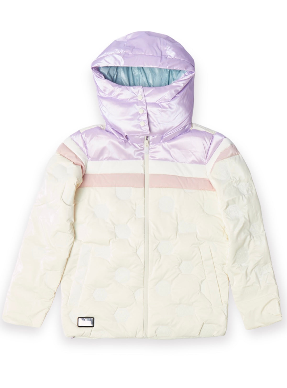 Majestik Jacket - Branded Puffer - Lavender Multi - JJ2223
