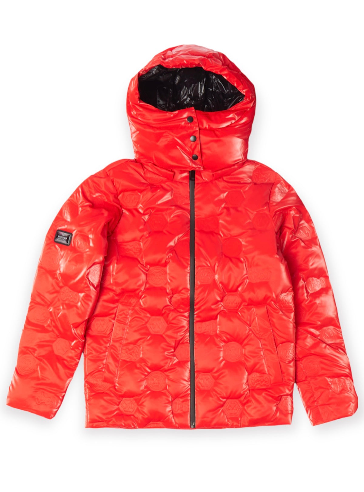 Majestik Jacket - Branded Puffer - Red - JJ2221