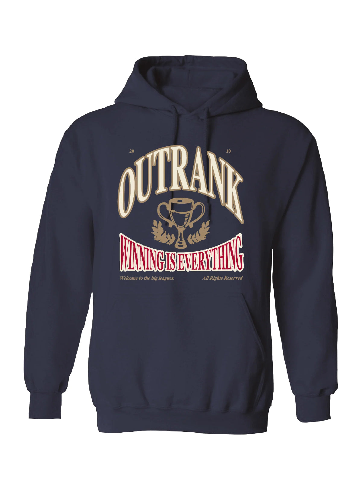 Outrank Hoodie - Winning Is Everything - Navy - OR2214H