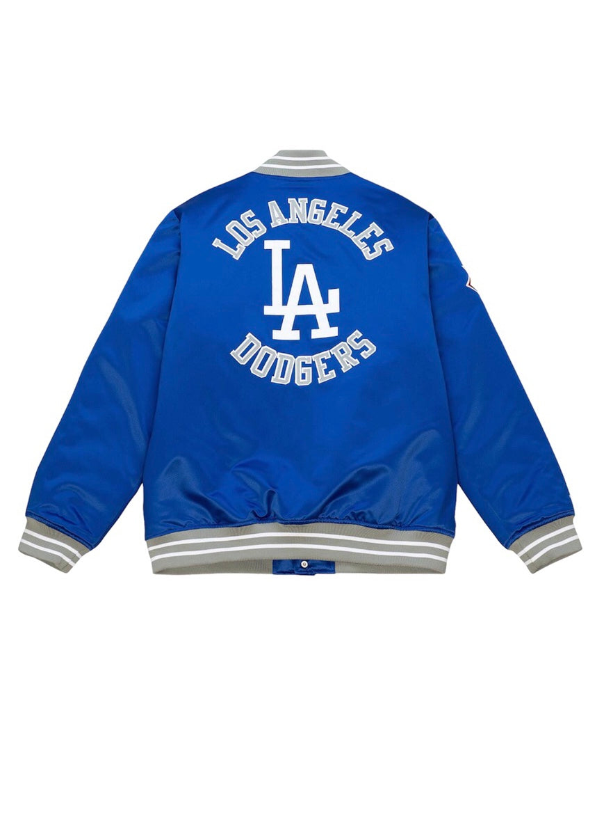 Mitchell & Ness Kids Jacket - Heavy Weight Satin - LA Dodgers - Blue - 9N3T1NALZ-LAD