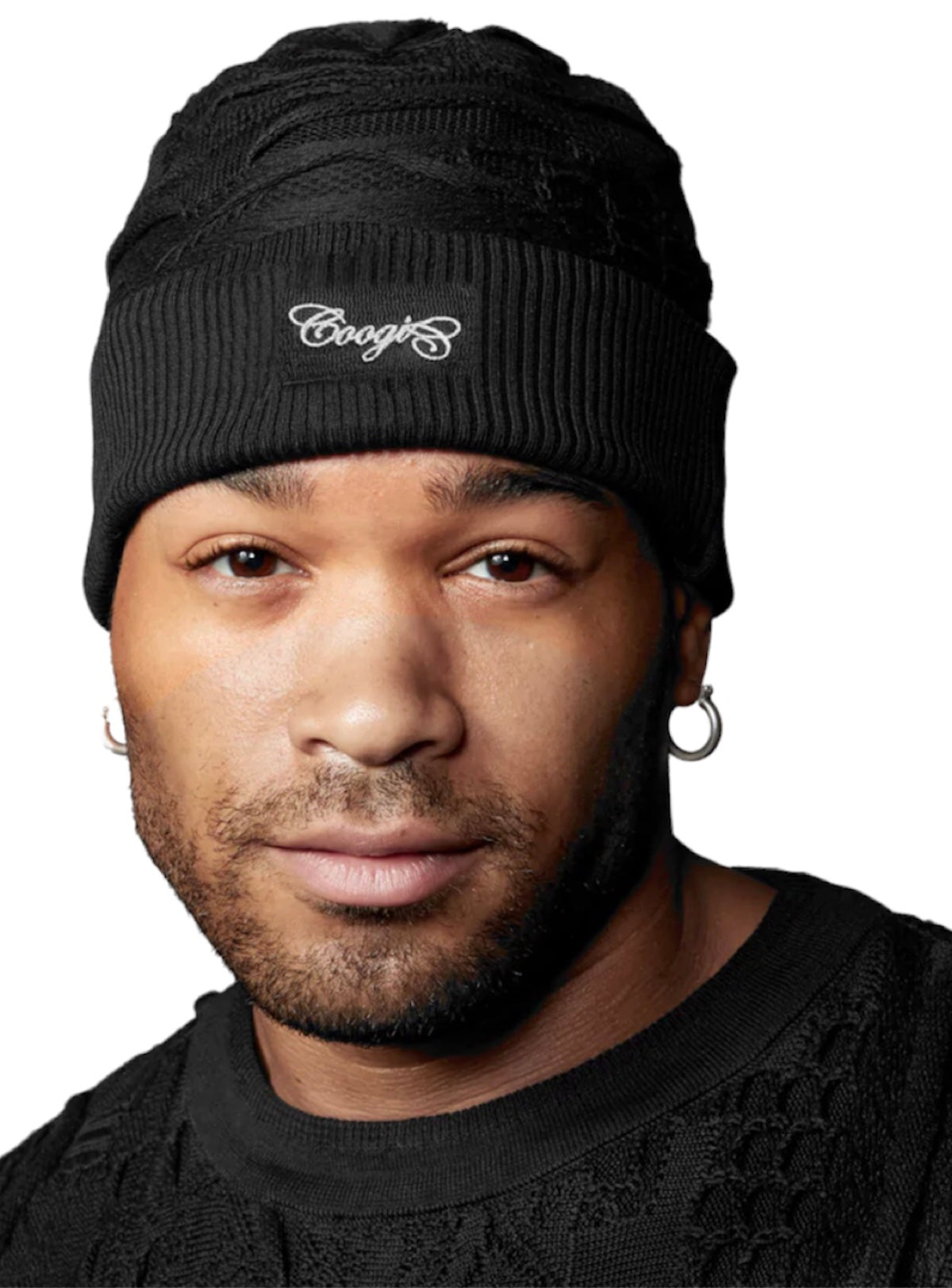 Coogi Beanie - Solid Knit Skully - Blackout - C98410