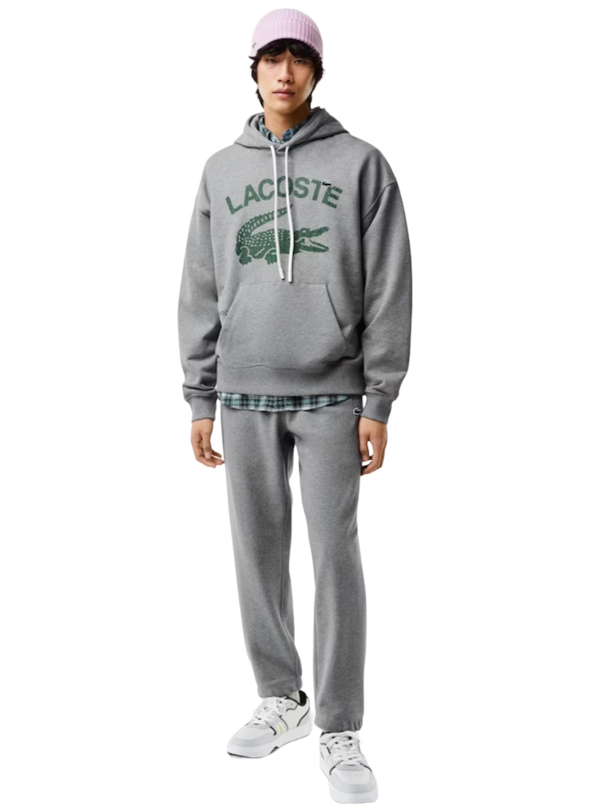 Lacoste Sweatsuit - Branded - Heather Grey Chine - SH0107 51 YRD