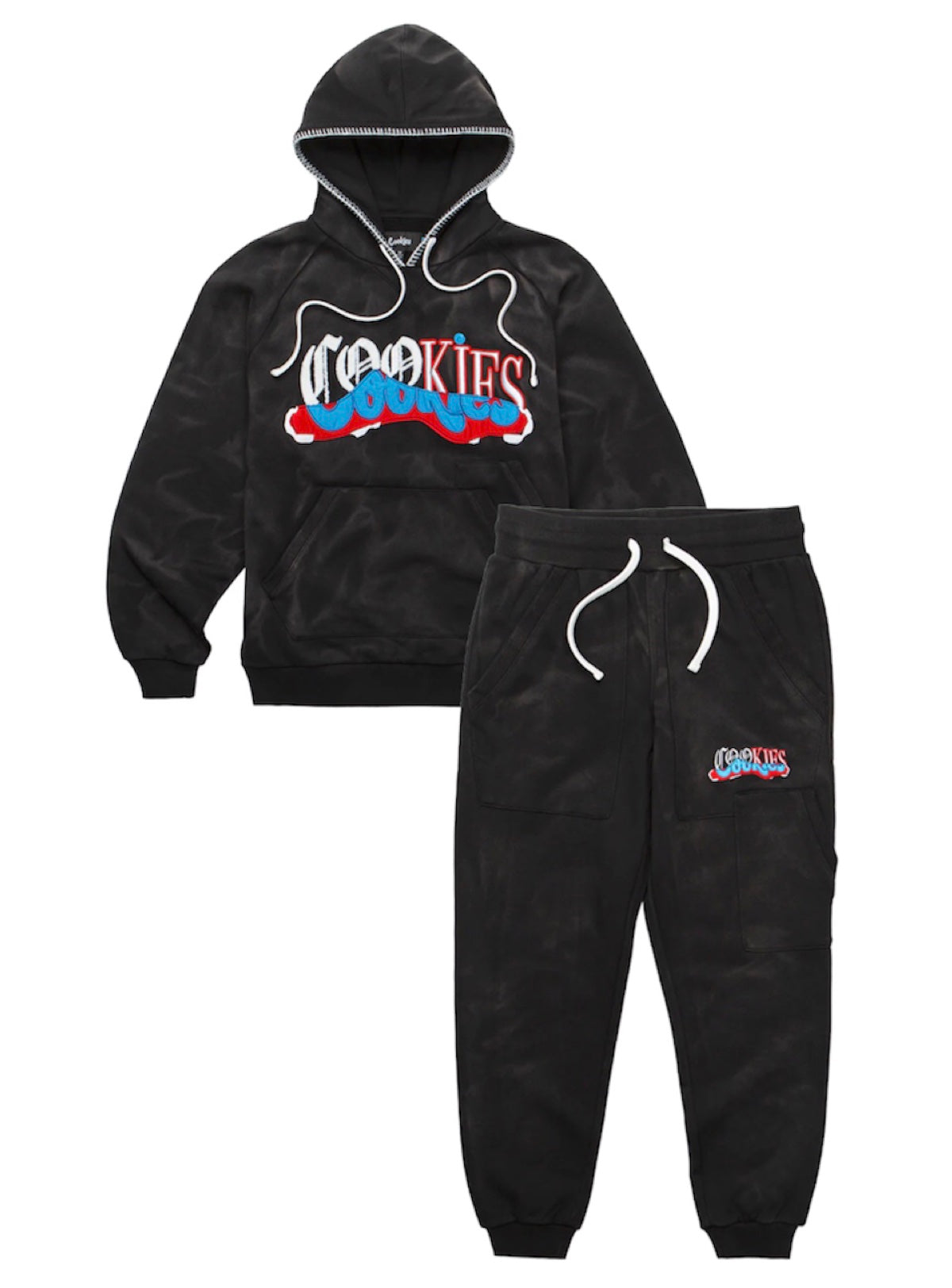 Cookies Sweatsuit - Upper Echelon - Black - 1562H6447