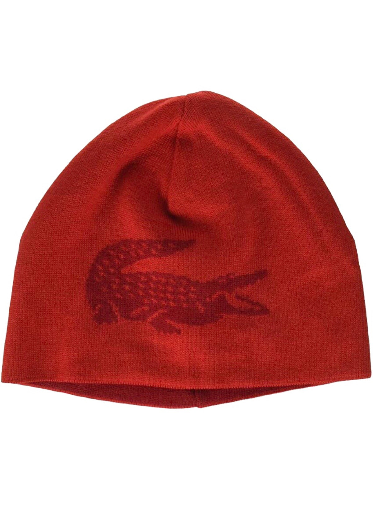 Lacoste Hat - Reversible Beanie - Red-240 - RB2186 51 G1J