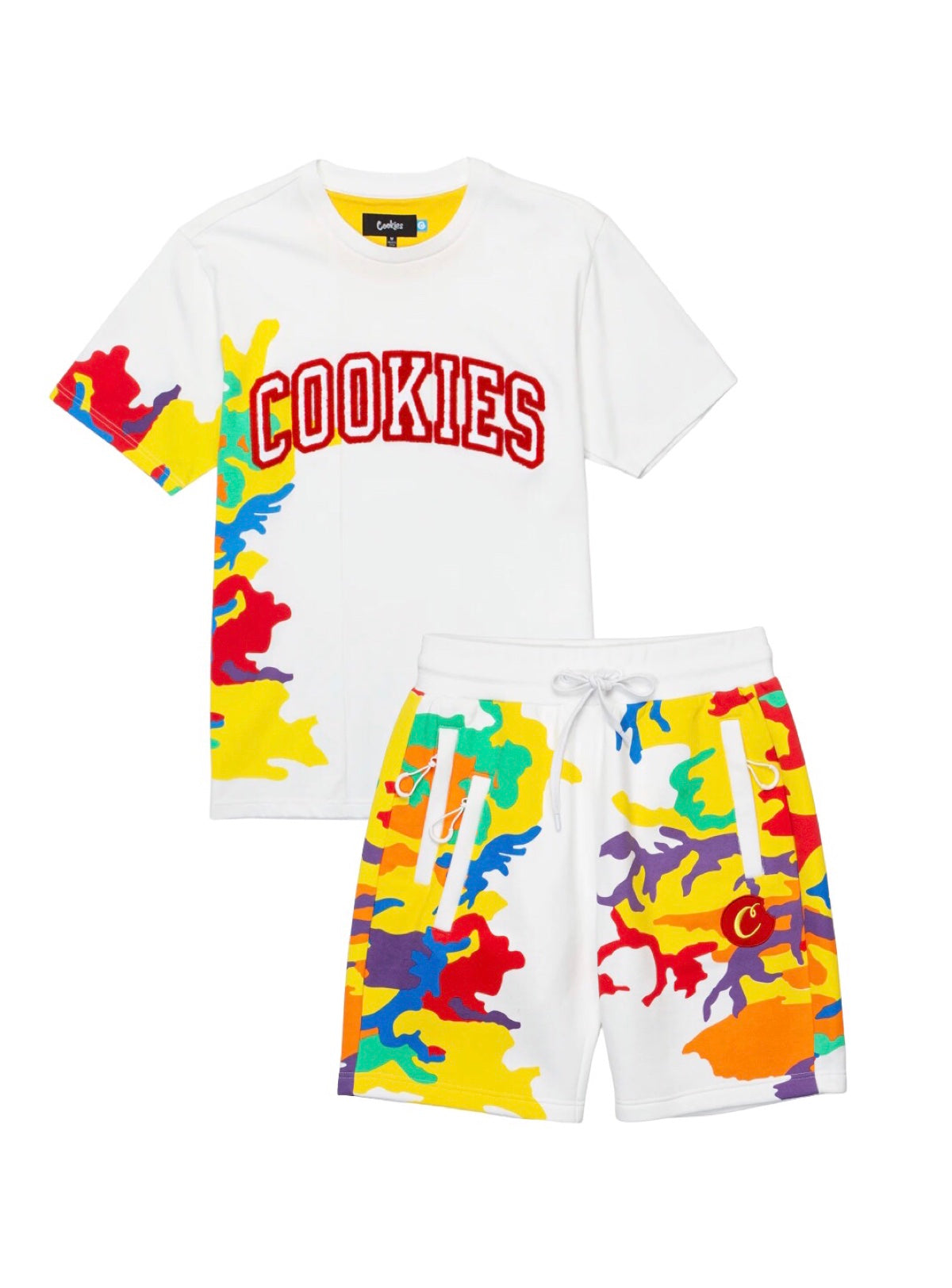 Cookies Short Set - Fresh Air - White - 1565K6786
