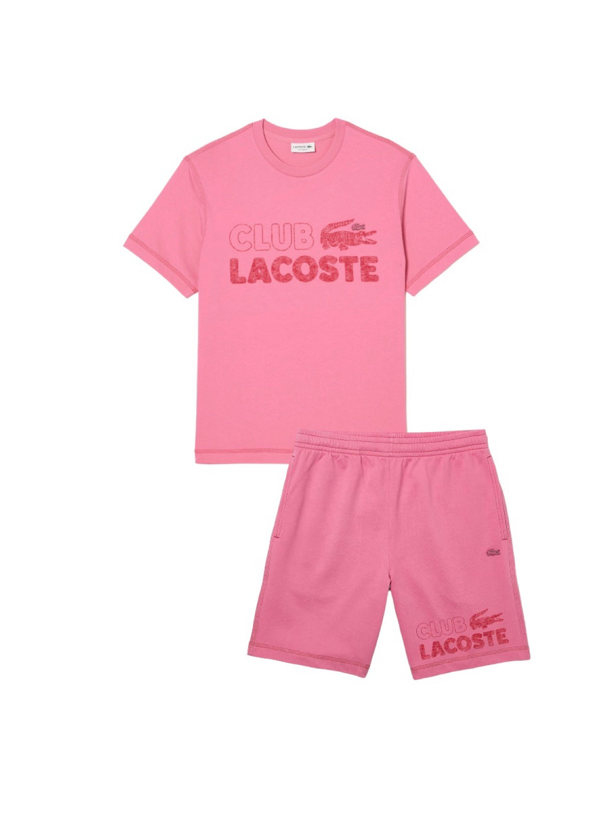 Lacoste Short Set - Club Lacoste - Pink-2R3 - TH5440 51 2R3