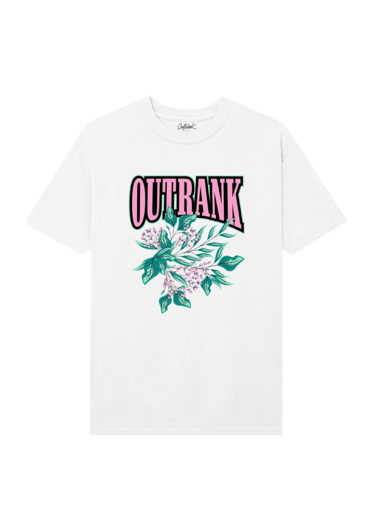 Outrank T-Shirt - Home Grown - White - QS562