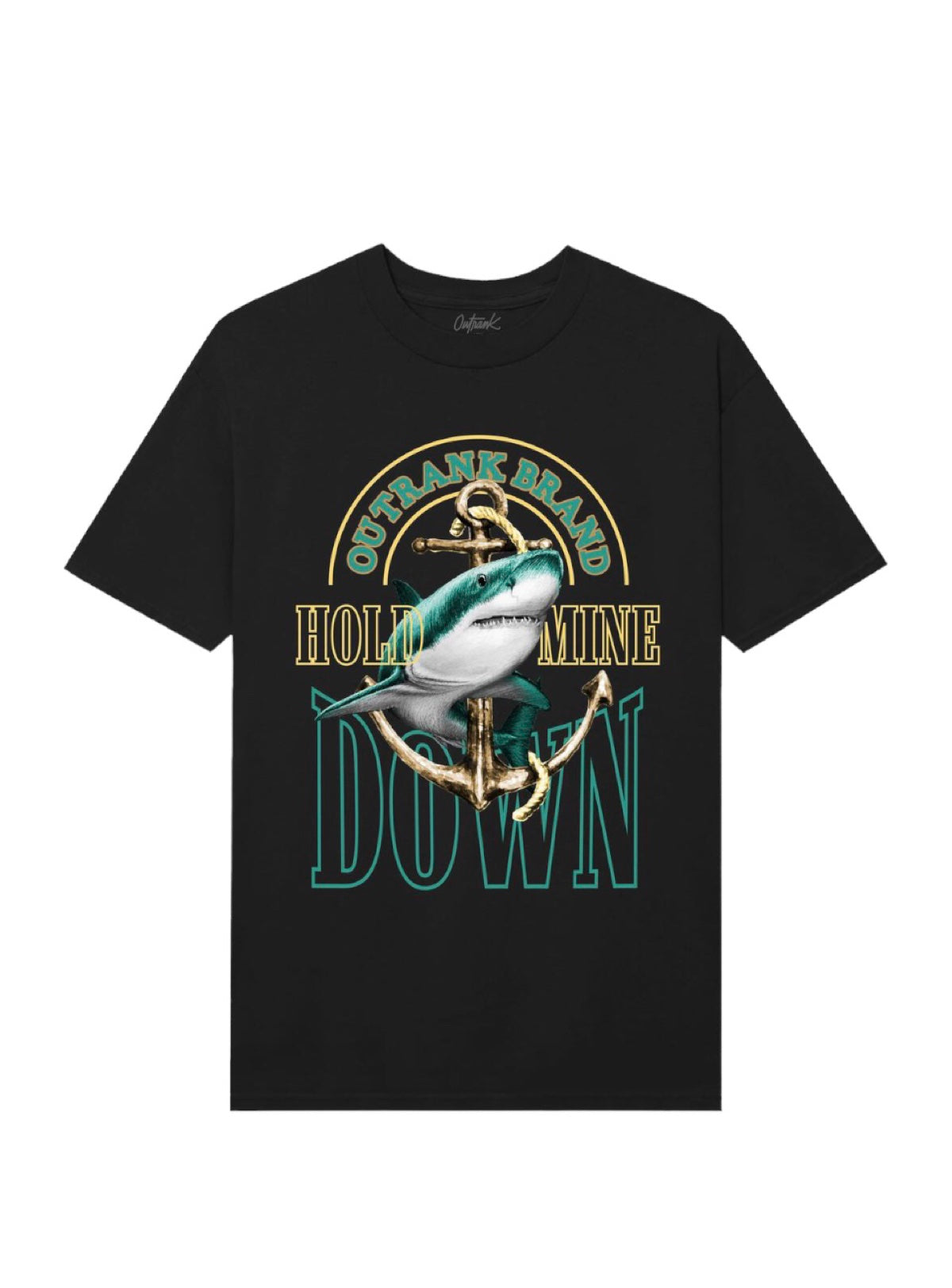 Outrank T-Shirt - Hold Mine Down - Black - QS564