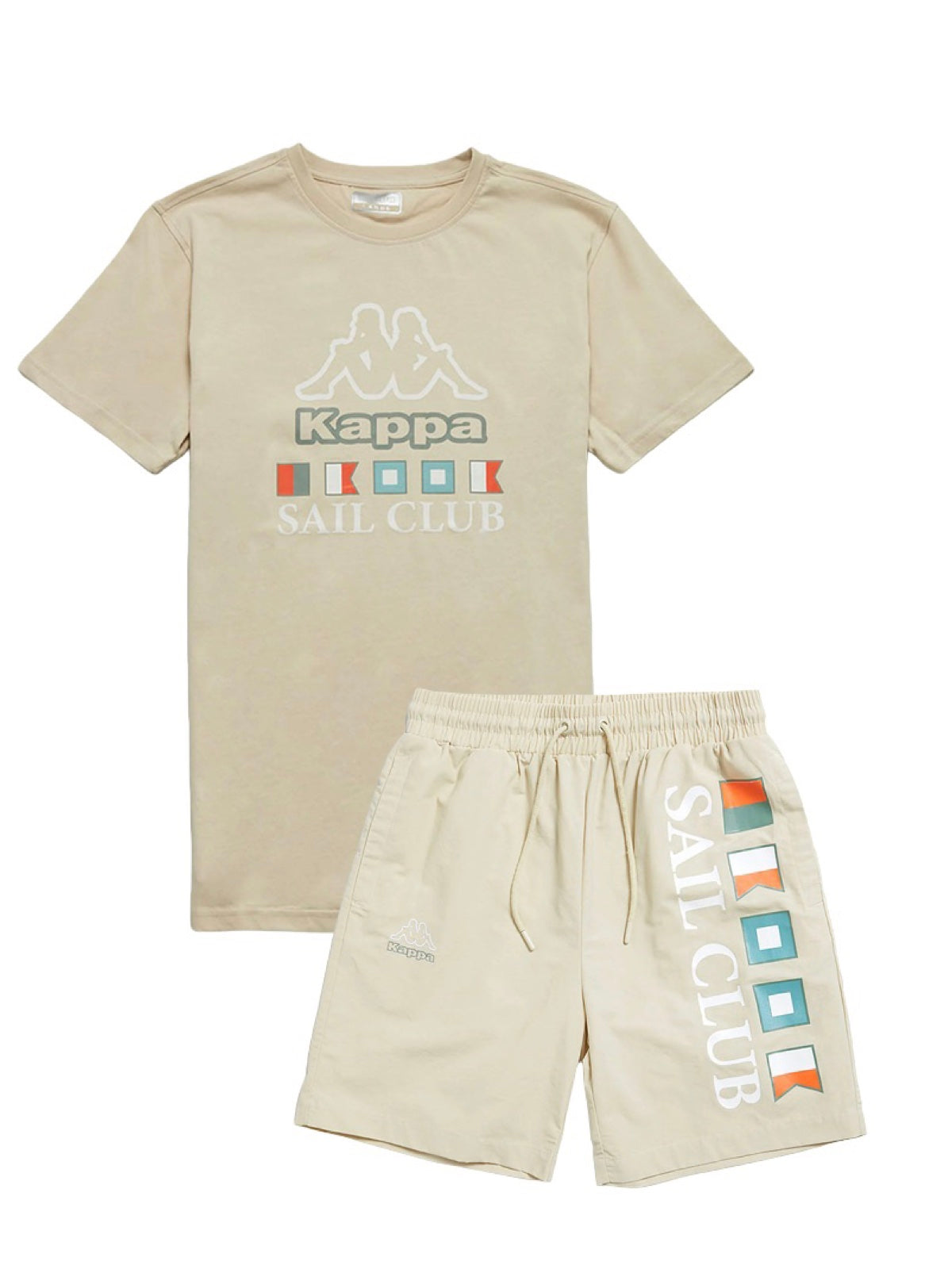 Kappa Short Set - Temi - Beige - 321M6VW