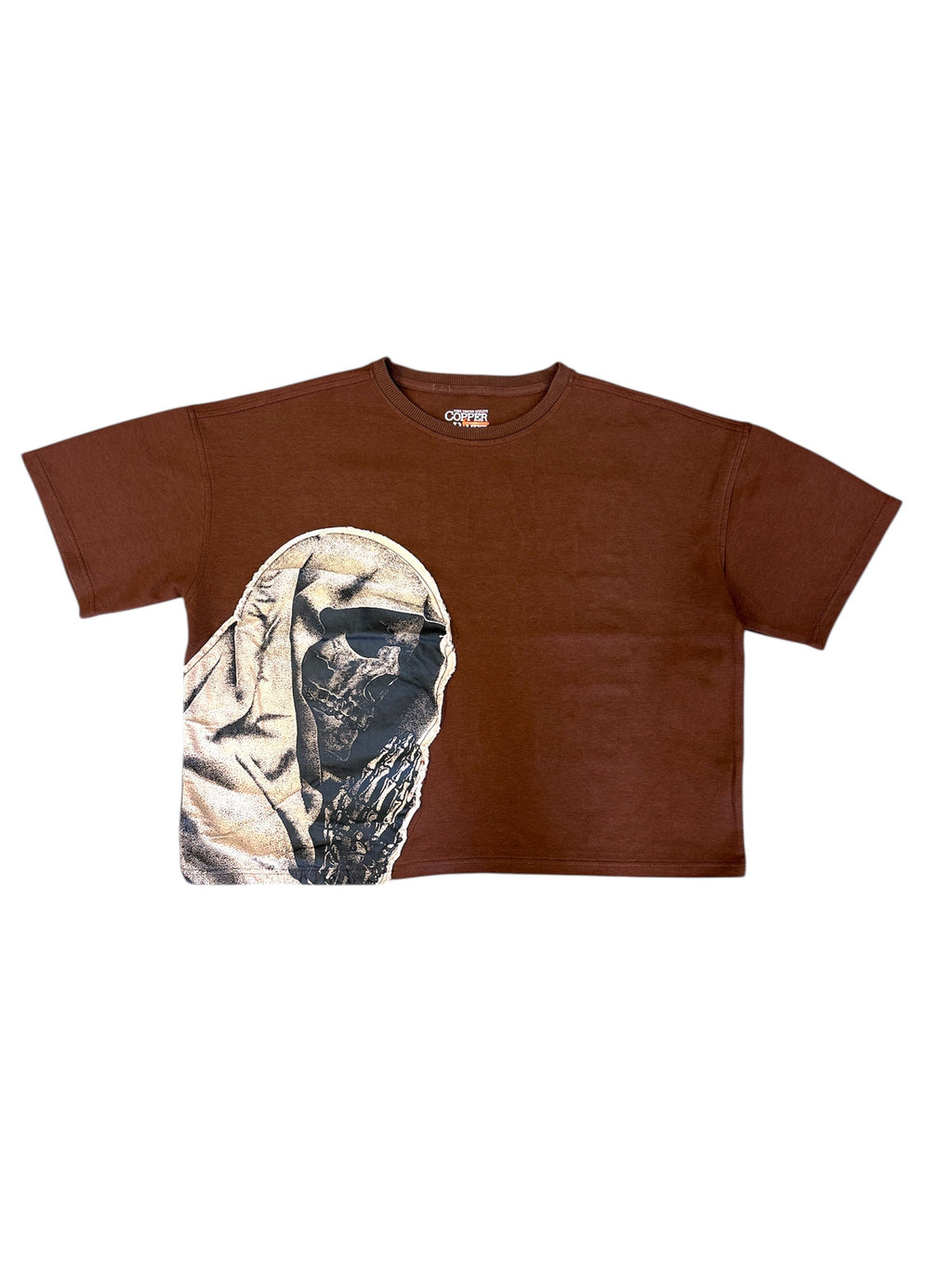 Copper Rivet T-Shirt - Praying - Brown - 511022