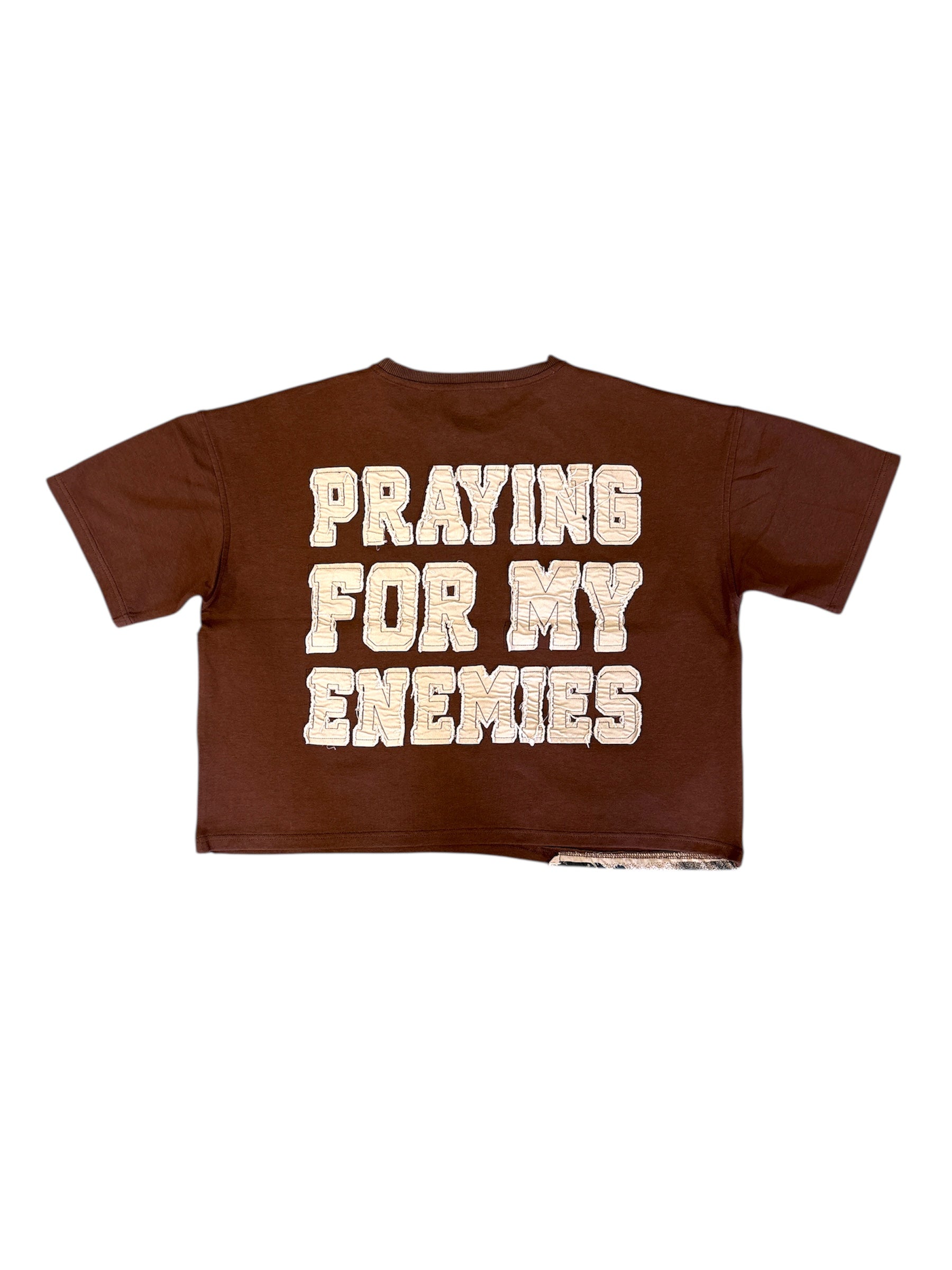 Copper Rivet T-Shirt - Praying - Brown - 511022