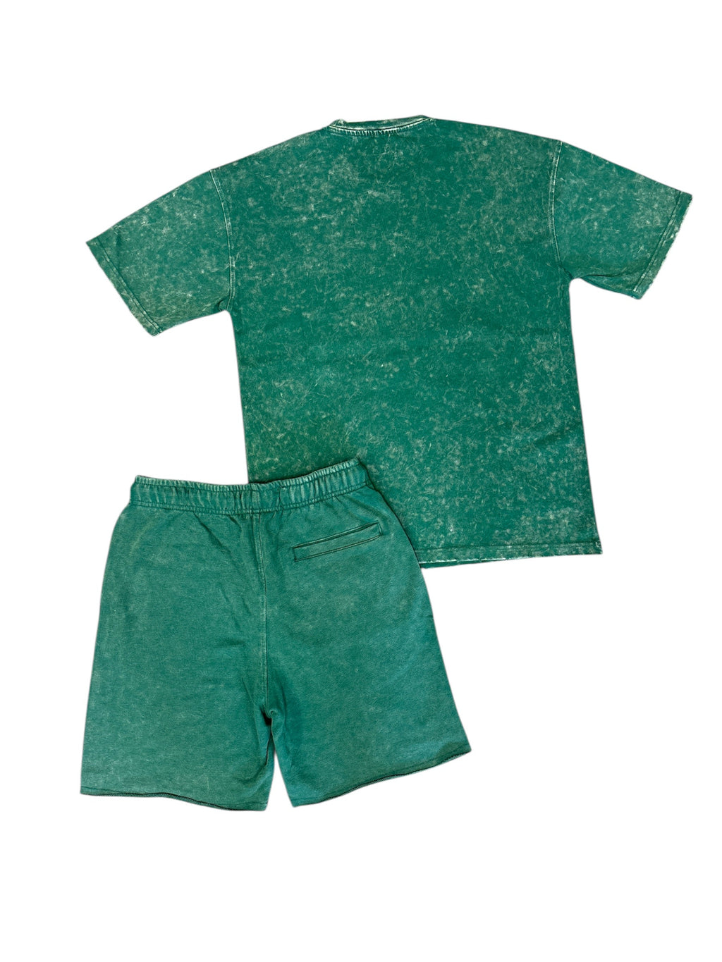 Copper Rivet Short Set - Beware - Acid Wash Green - 511008