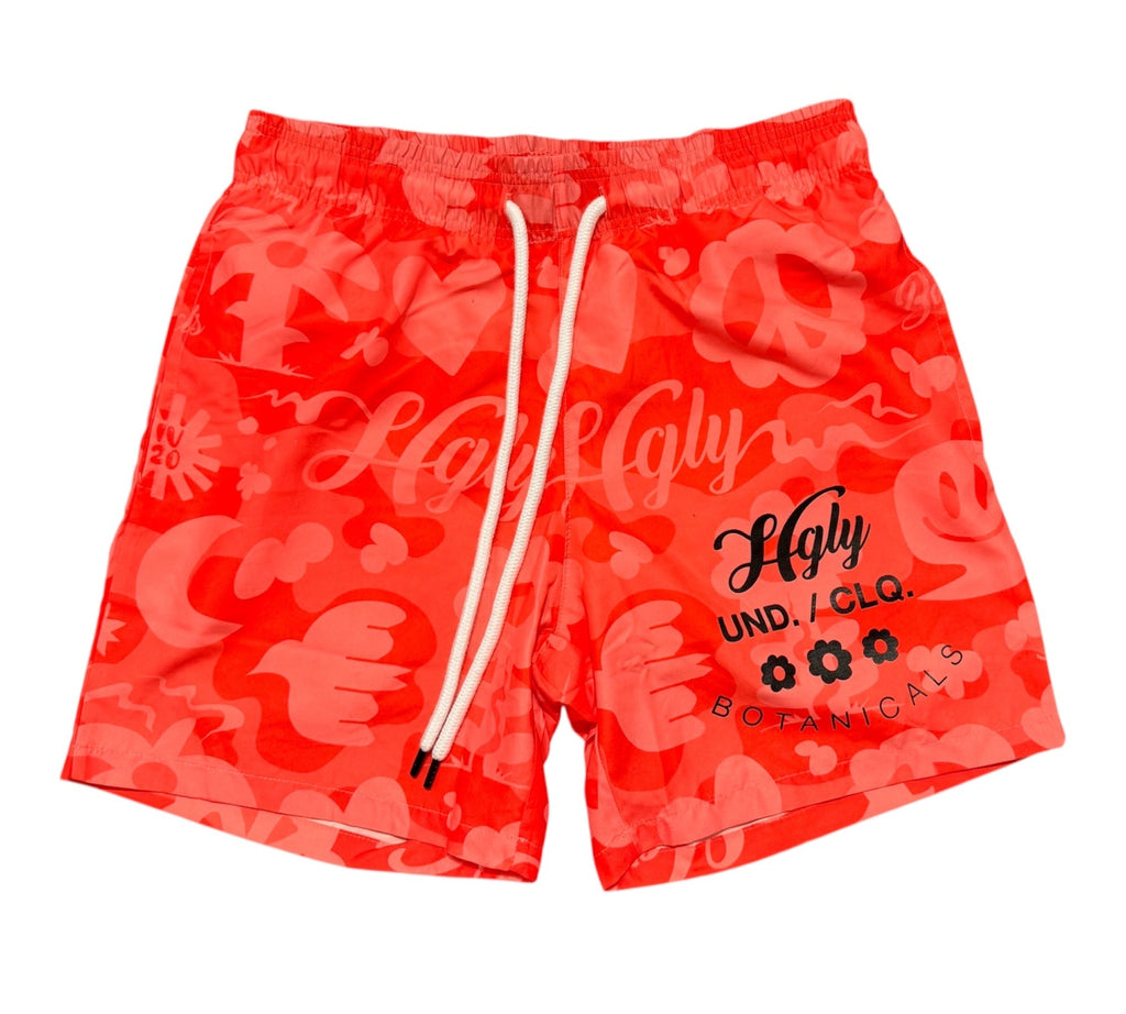 Highly UNDRTD Shorts - Botanical - Pink - US5213