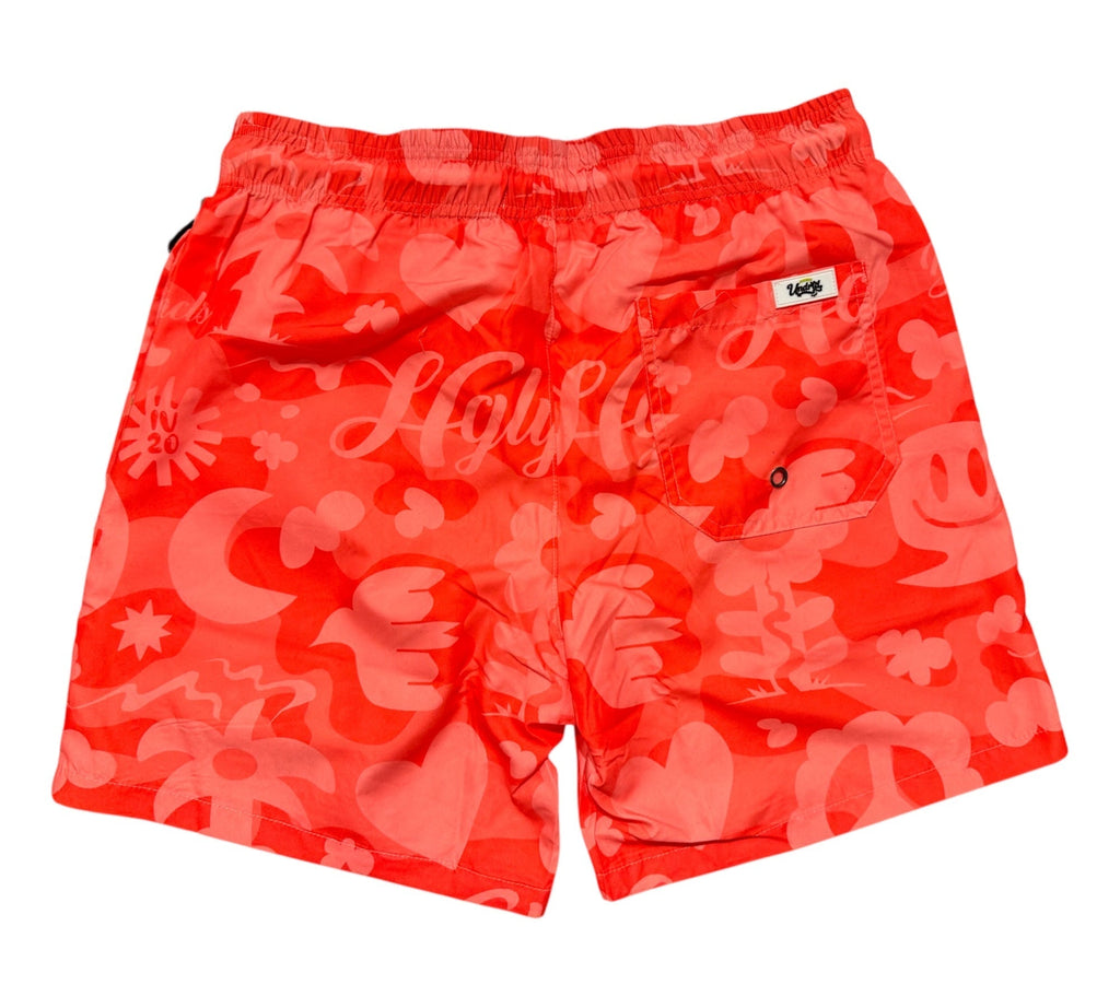 Highly UNDRTD Shorts - Botanical - Pink - US5213