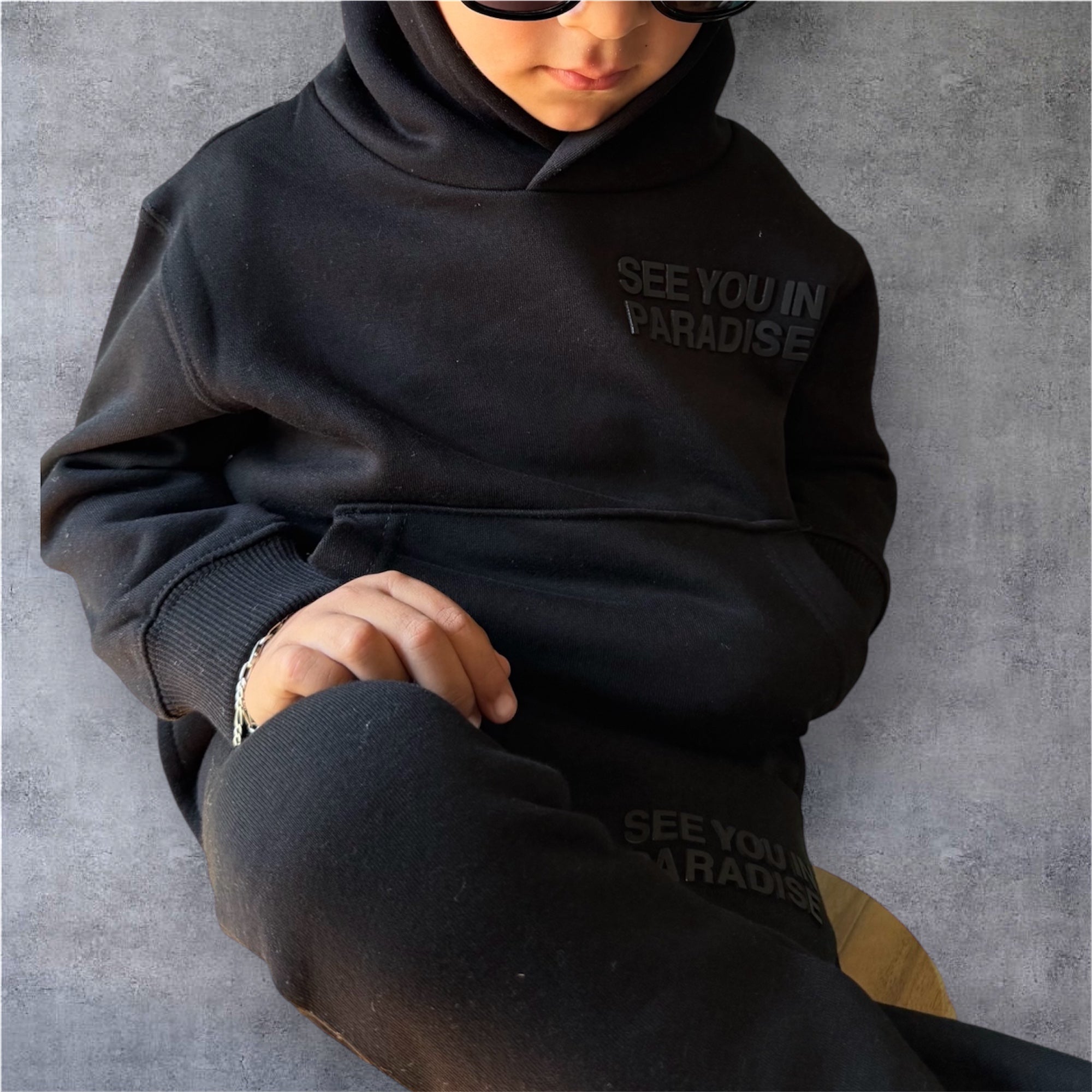 kids sweatsuit -  jordan craig - 8899hk - flare bottom