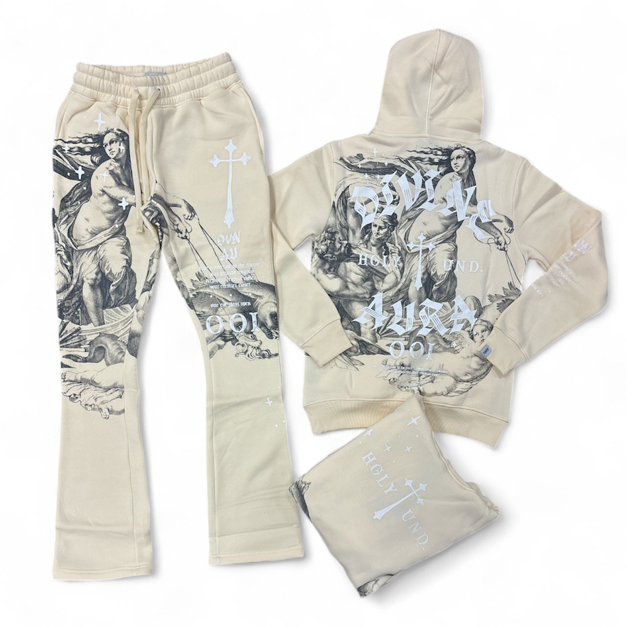 Highly Undertd Sweatsuit - Divine Aura - Ivory - UF5603