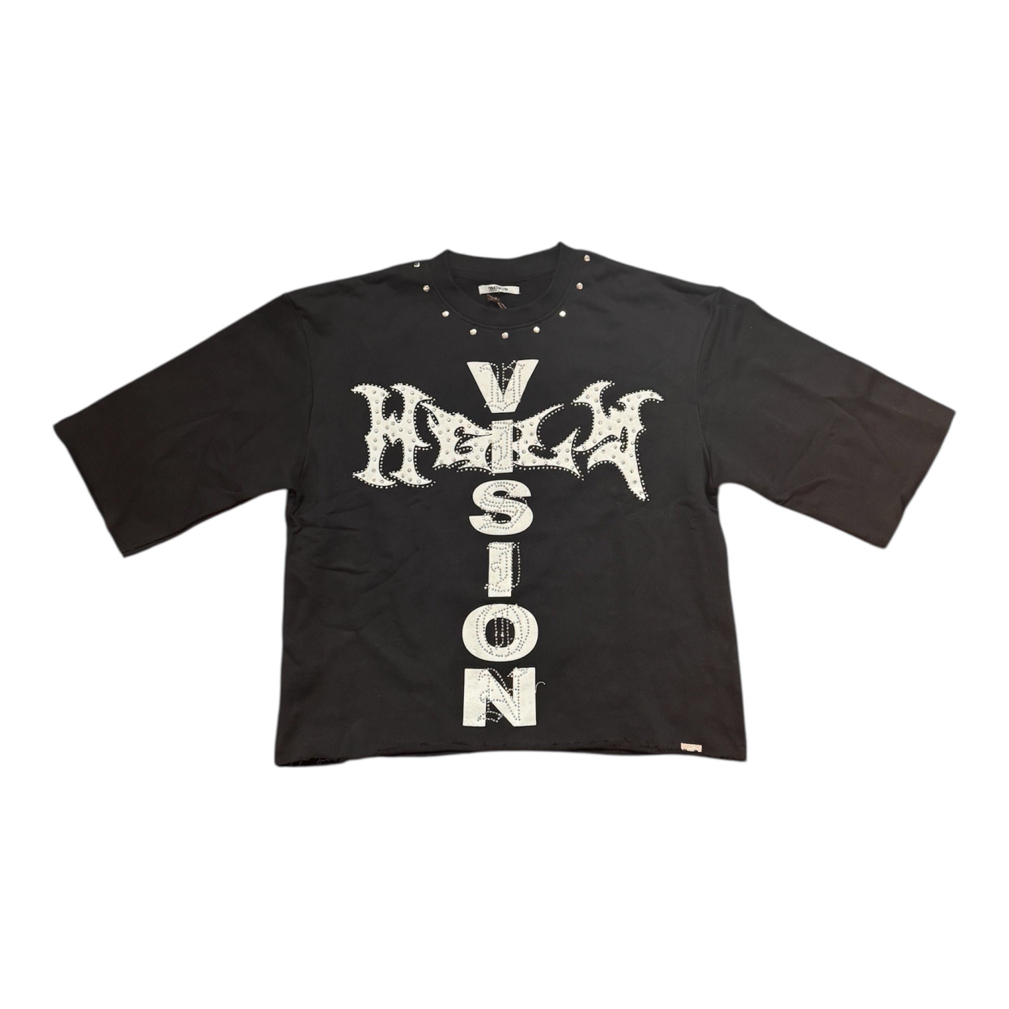 Highly Undertd T-Shirt - Highly Vision 3\4 Sleeve - Black\White - HF5500