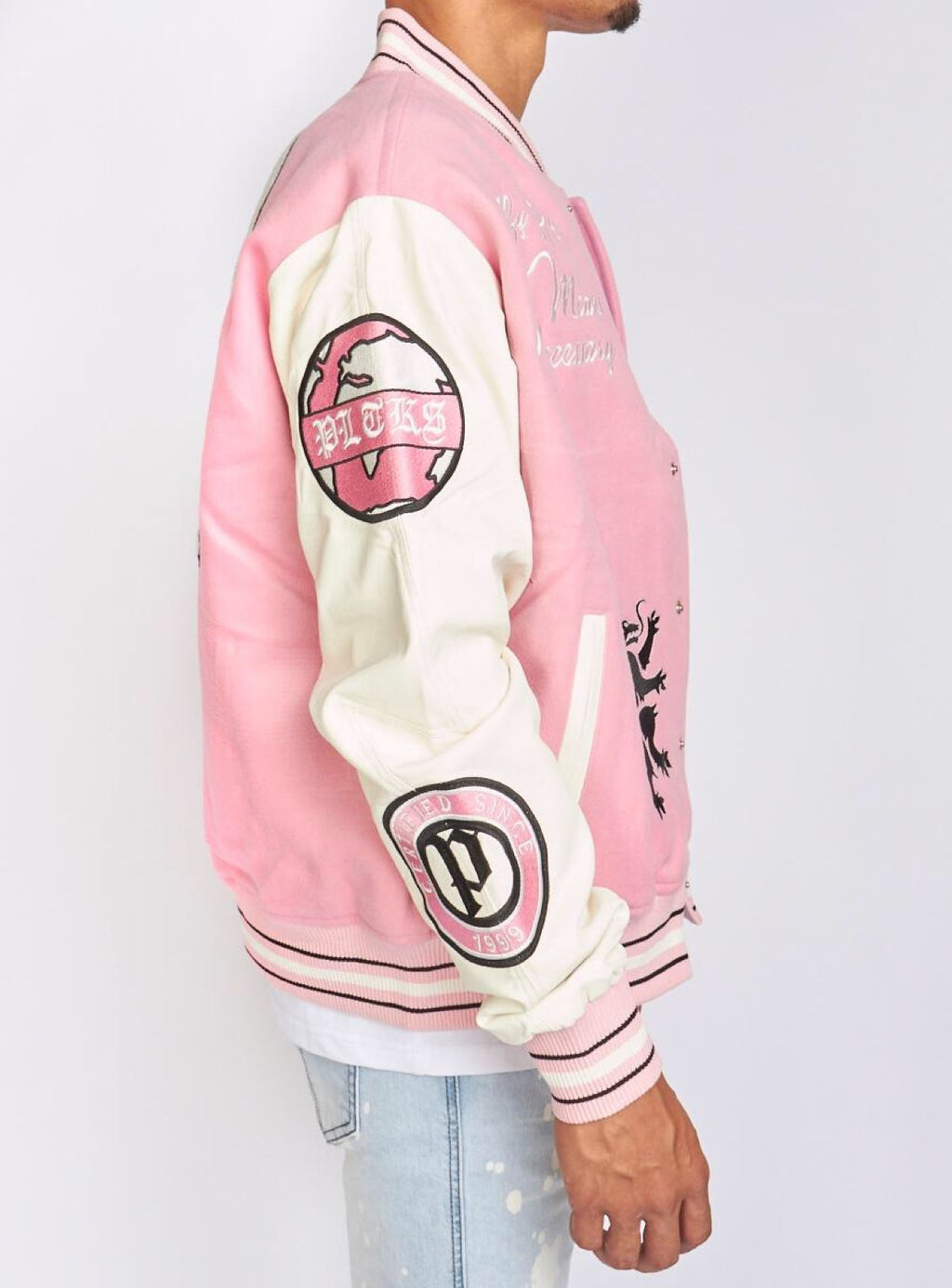 Politics Jacket - Ramsey Varsity - Pink - 427